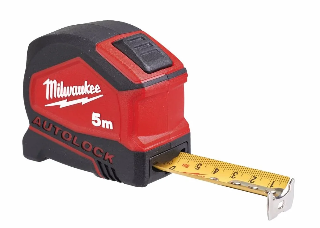 Milwaukee Miara, Czarny/Czerwony, 25 mm, 5 m