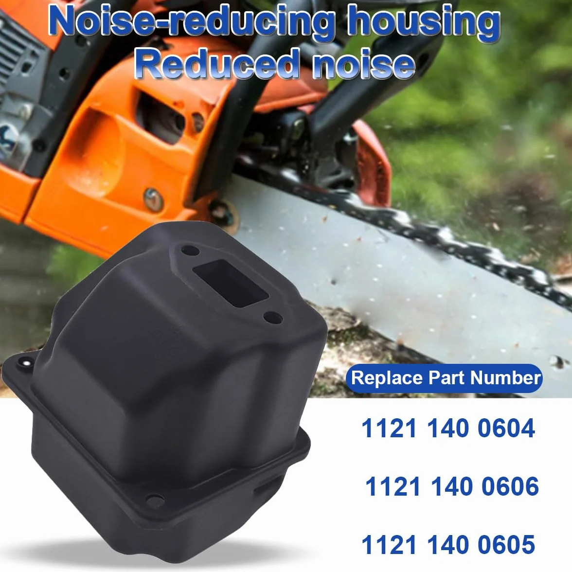 ZAMDOE Exhaust Muffler Gasket Kit for STIHL 024 026 MS240 MS260 260C Chainsaw Replace11211400606 akcesoria piły łańcuchowej z uszczelką Spark Plug Seal and Screws Bolts Garden Accessories