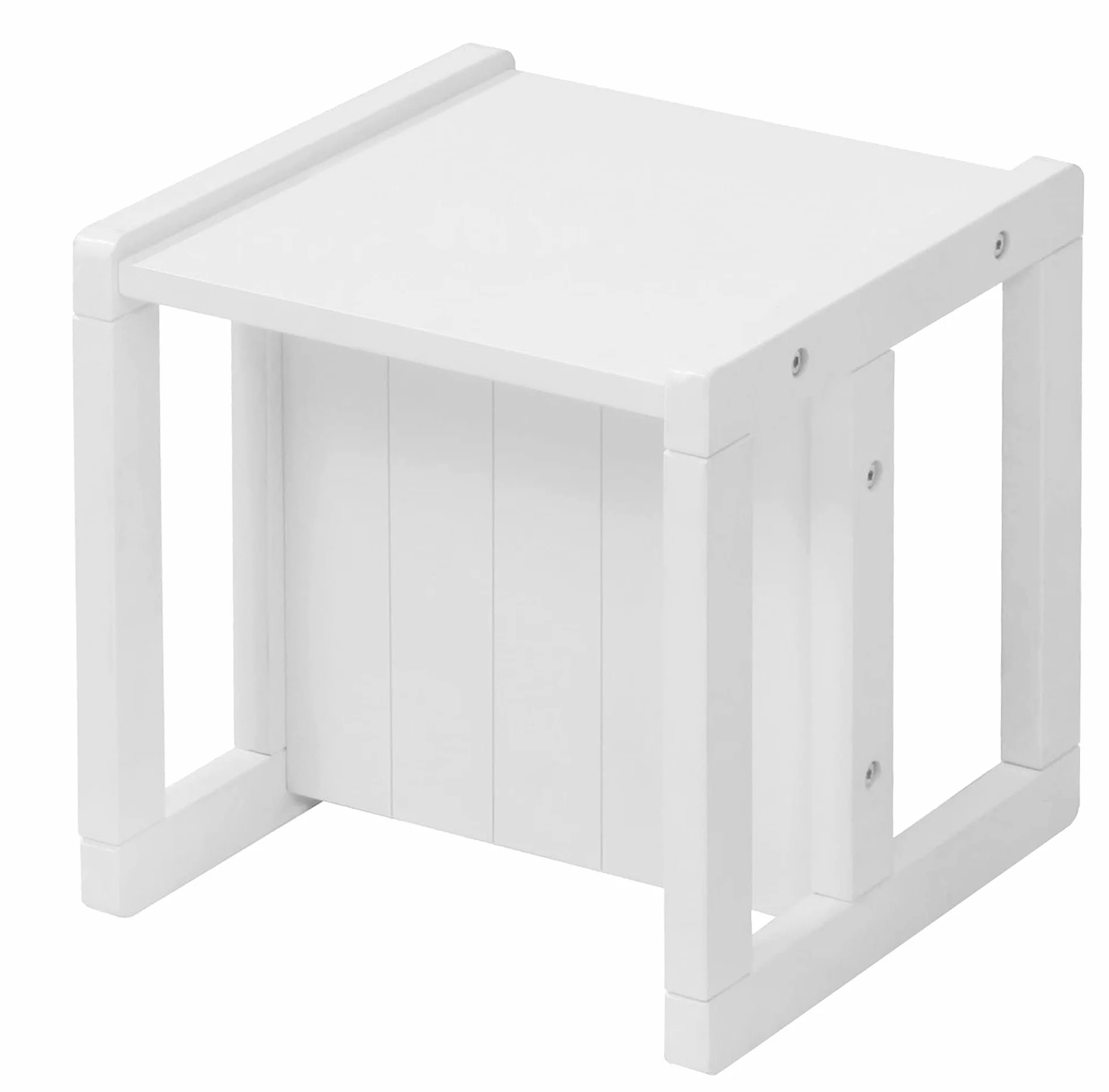 Roba B005E7MM6O Taboret, Biały, 30 x 30 x 30 cm