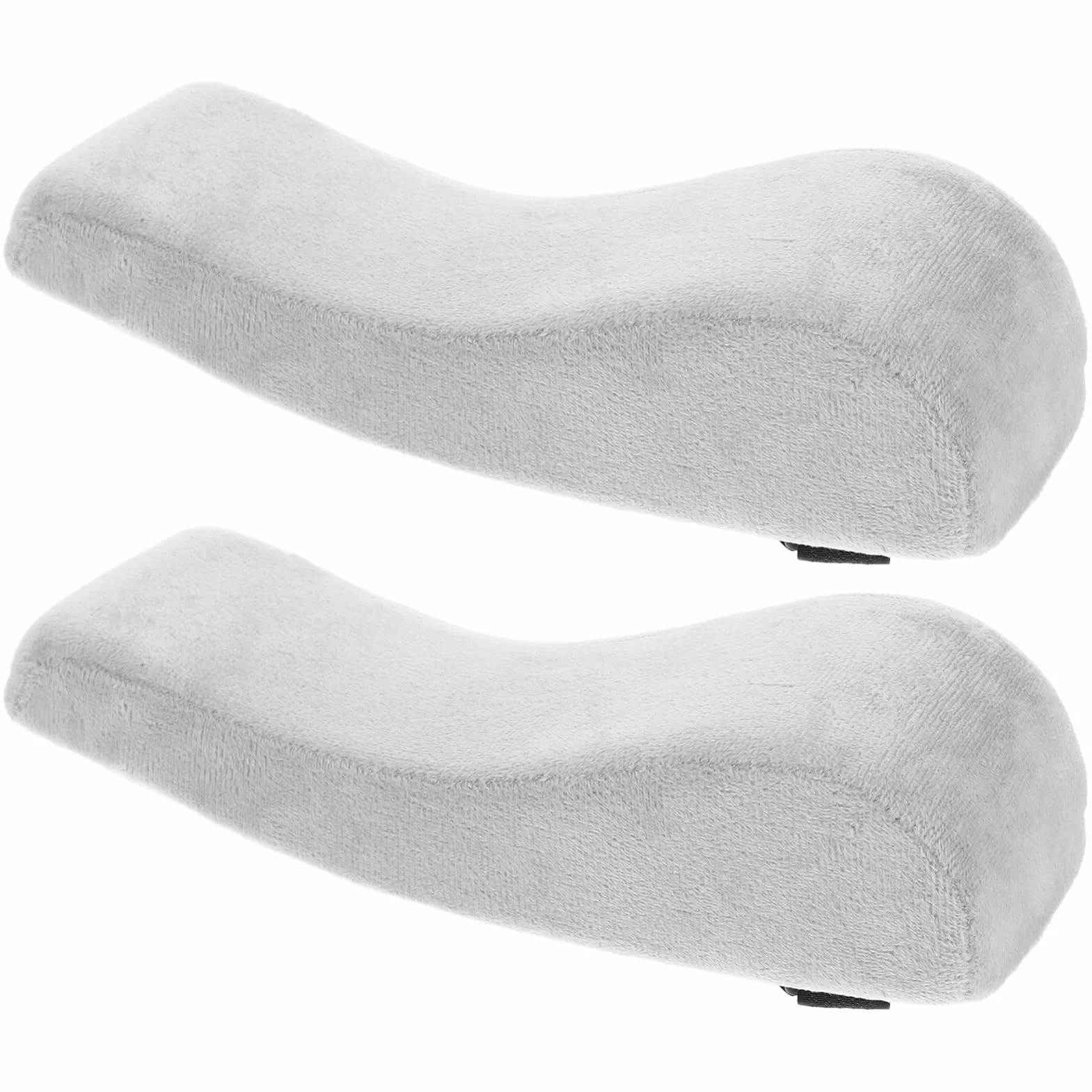 SHINEOFI Poduszka Podłokietnikowa Ergonomiczna z Pianki Memory do Fotela Biurowego Fotela Gamingowego Podpórki pod Ręce Szara