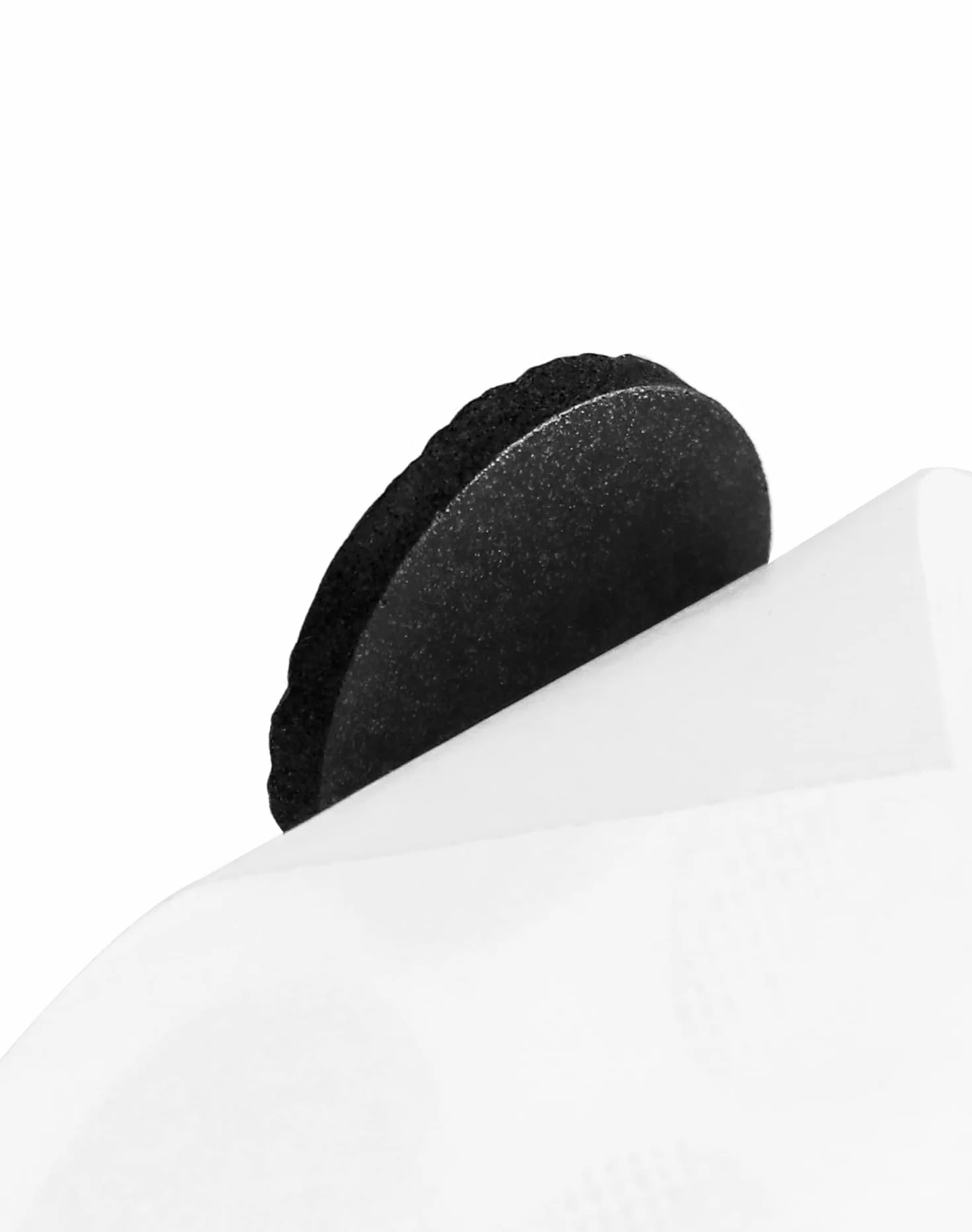 QWORK® Gumowe ochraniacze na podłogę, samoprzylepne gumowe nóżki antypoślizgowe podkładki na nóżki meblowe, ochrona podłogi z wysokim uchwytem, Φ25 mm x 3 mm, 100 szt.