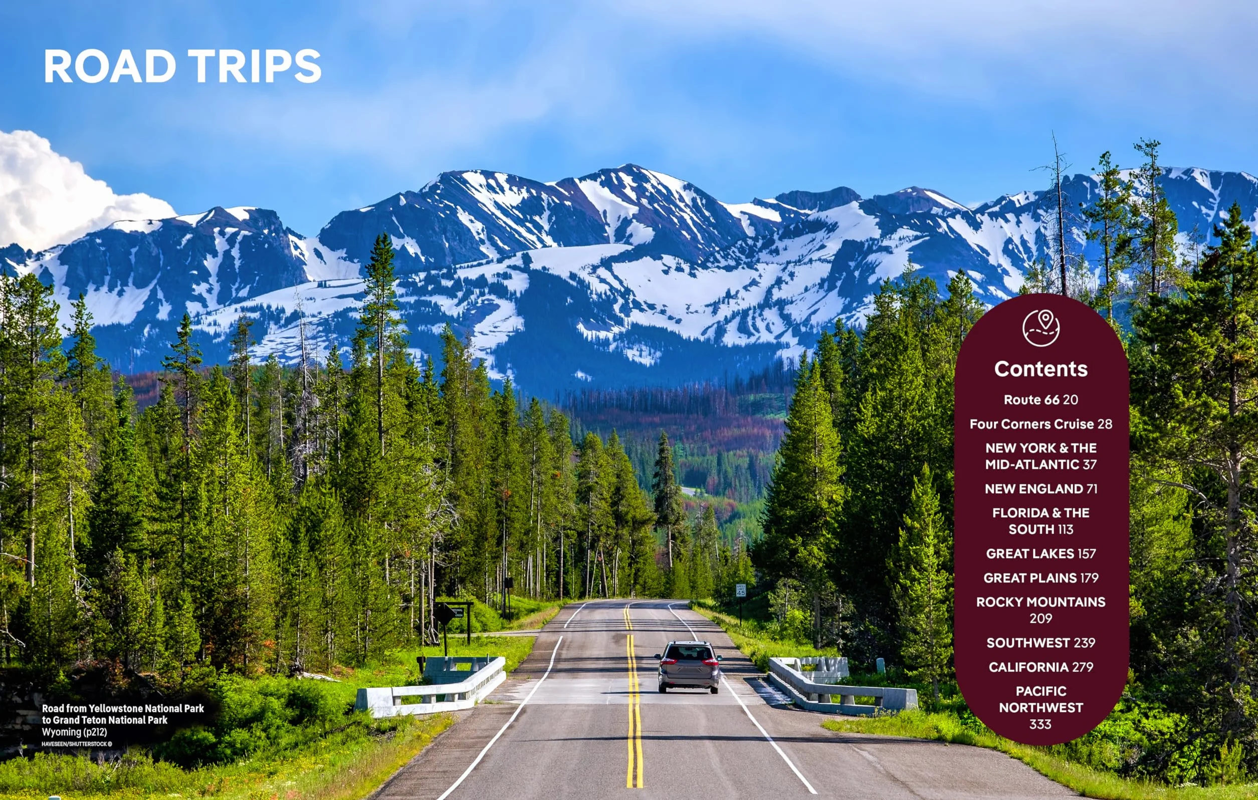Best Road Trips USA 5ed -anglais-: escapes on the open road