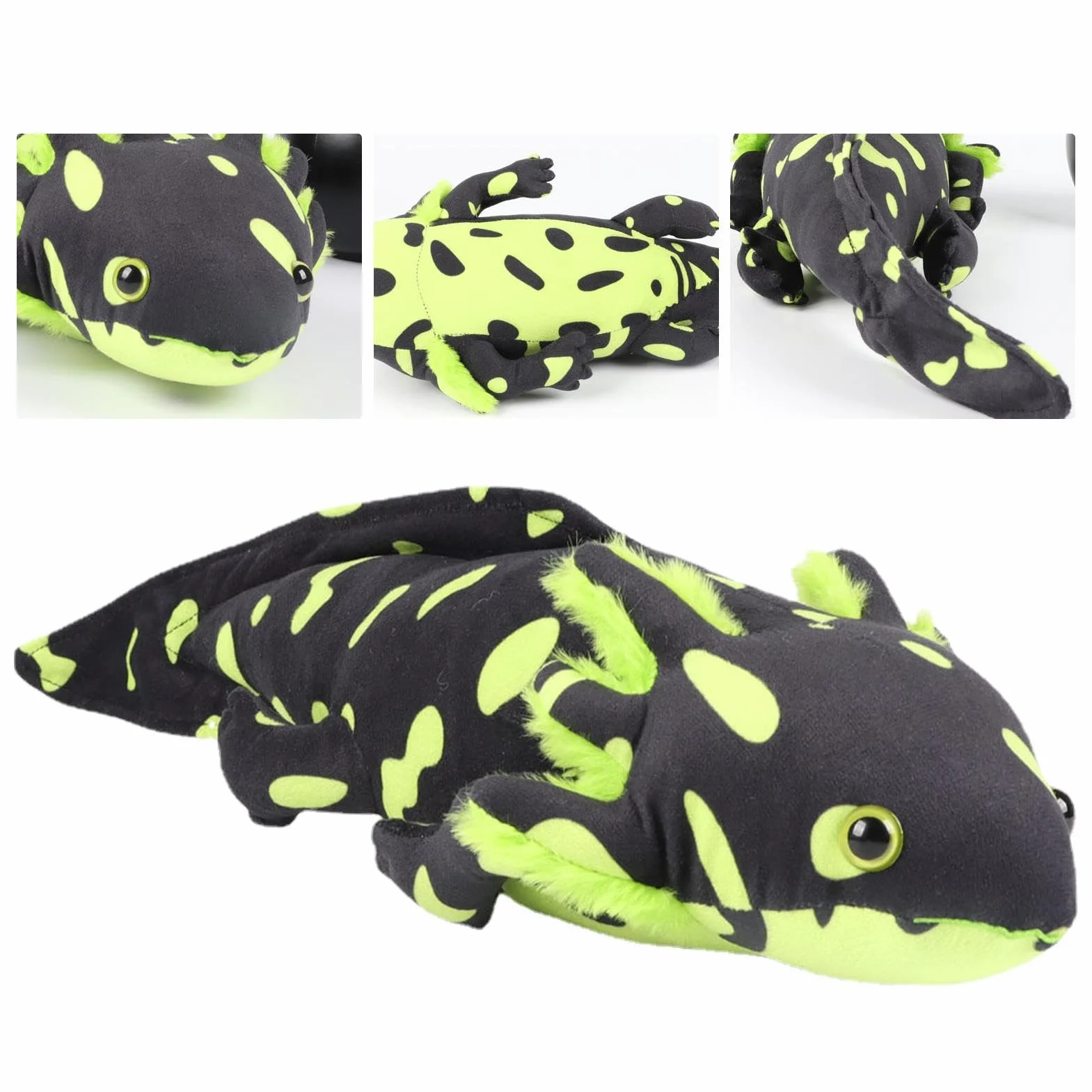 Aksolotl Pluszowy,Mi?kkie Pluszowe ?liczne Pluszaki Axolotl | Puszyste pluszowe zabawki, sze?ciok?tna poduszka ze zwierz?ciem na dzie? dziecka, urodziny, prezent ?wi?teczny Baok