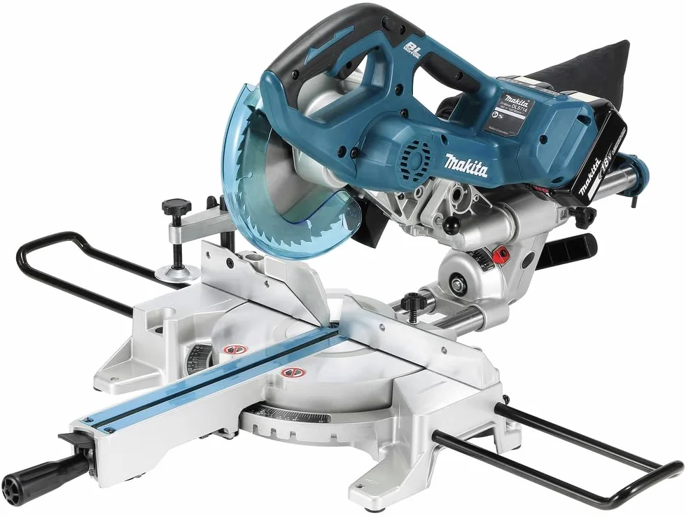 Makita DLS714NZ Twin 18V, 36V, Litowo-Jonowa LXT Bezszczotkowa Piła Ukośna 190 mm – Baterie i Ładowarka Nie Są Dołączone