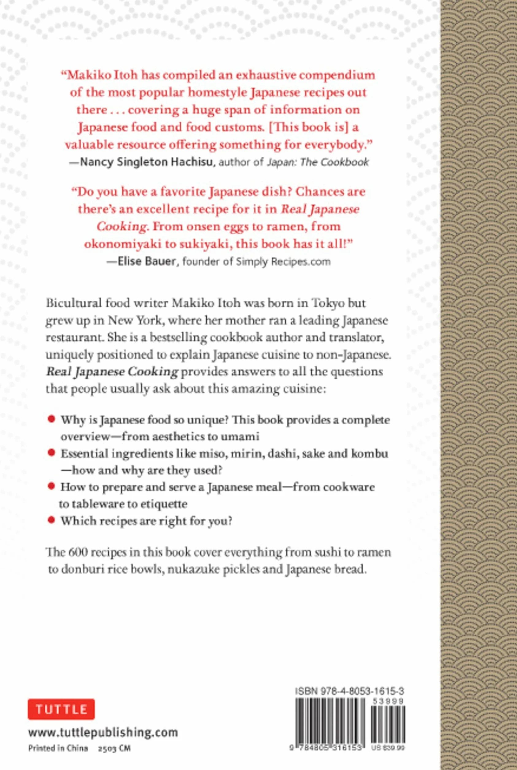 Real Japanese Cooking: Traditions, Tips, Techniques and Over 600 Authentic Recipes