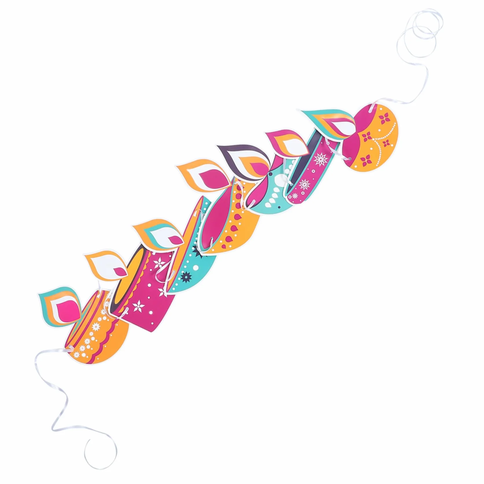 Happyyami Happy Diwali Banner z Papieru Do Dekoracji Ścian i Drzwi Przyjęcia Diwali Łatwy Zawieszeniu Trwały i Wielokrotnego Użytku Idealny Do Dekoracji Sali Lekcyjnej