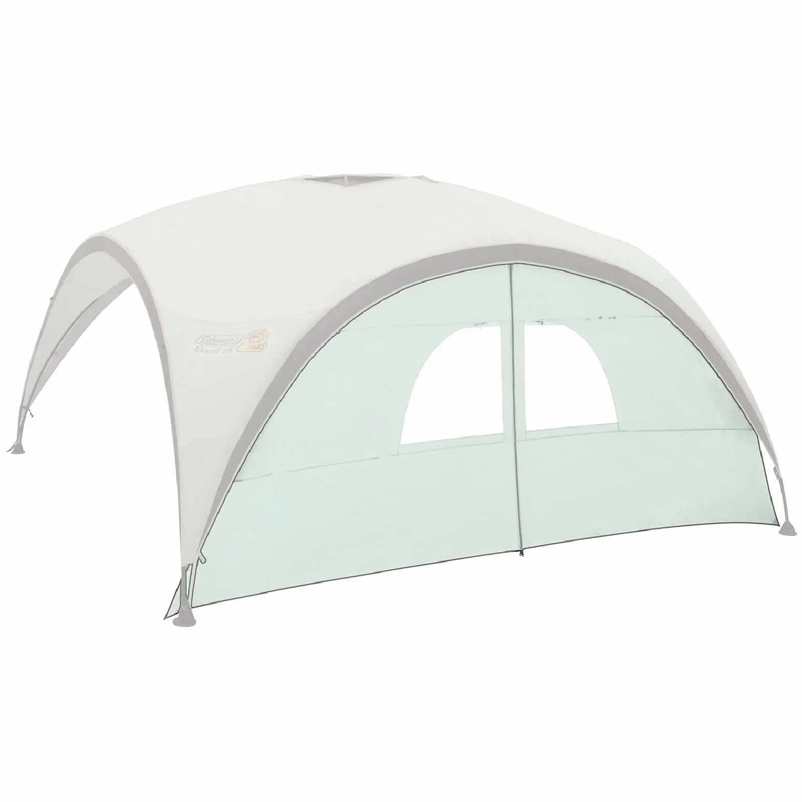 Coleman Ściana boczna do pawilonu Event Shelter XL i Event Shelter Pro XL 4,5 x 4,5 m, część boczna z drzwiami i oknami, ochrona przed słońcem, wodoodporna
