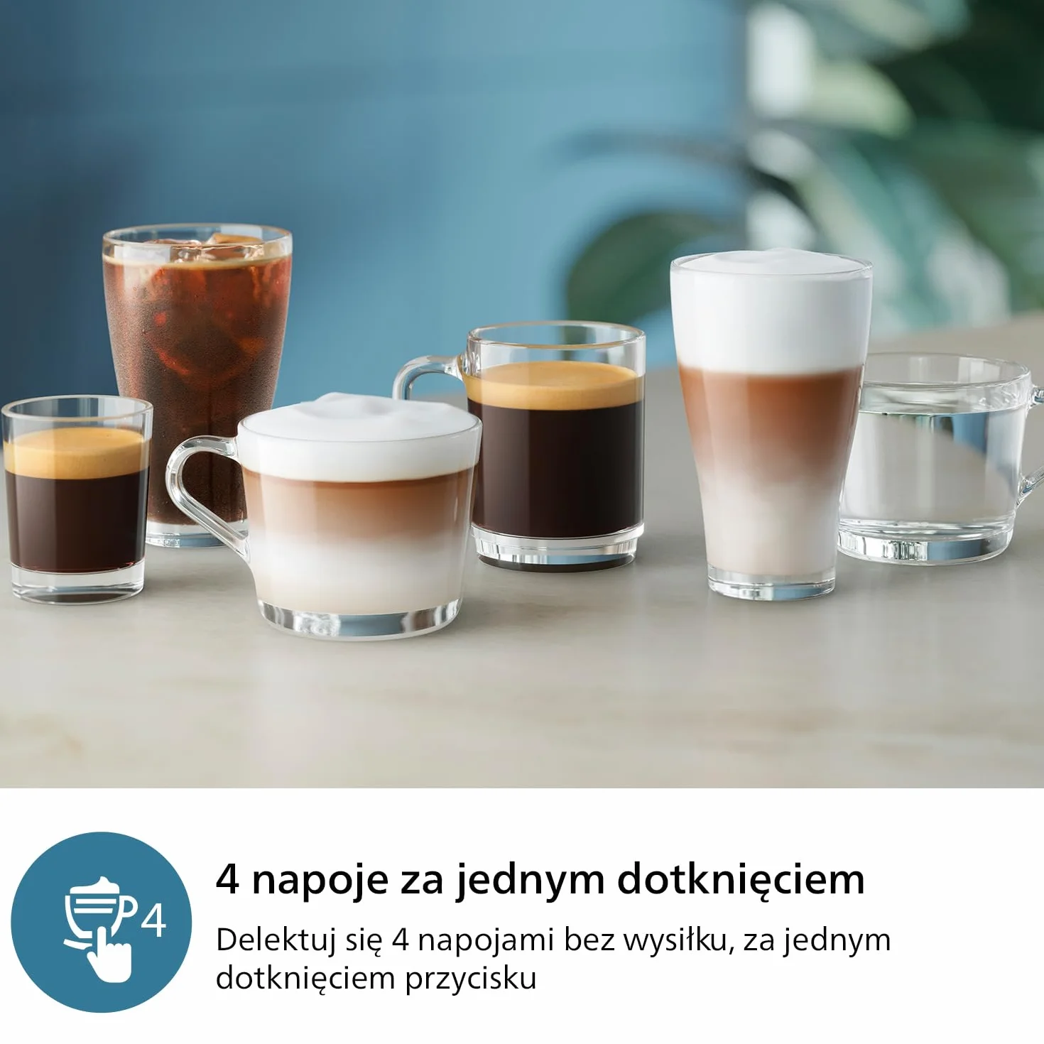 Philips Ekspres do Kawy Serii 2300 LatteGo SilentBrew Młynek Ceramiczny AquaFilter Czarny EP2330/10