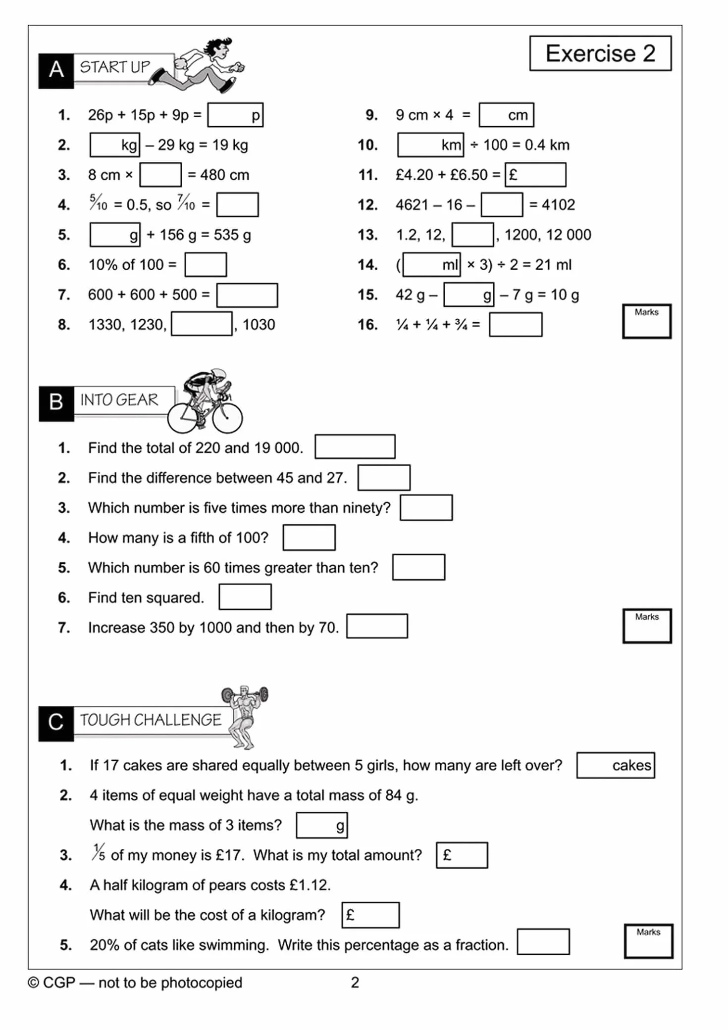 KS2 Mental Maths Workout - Year 5