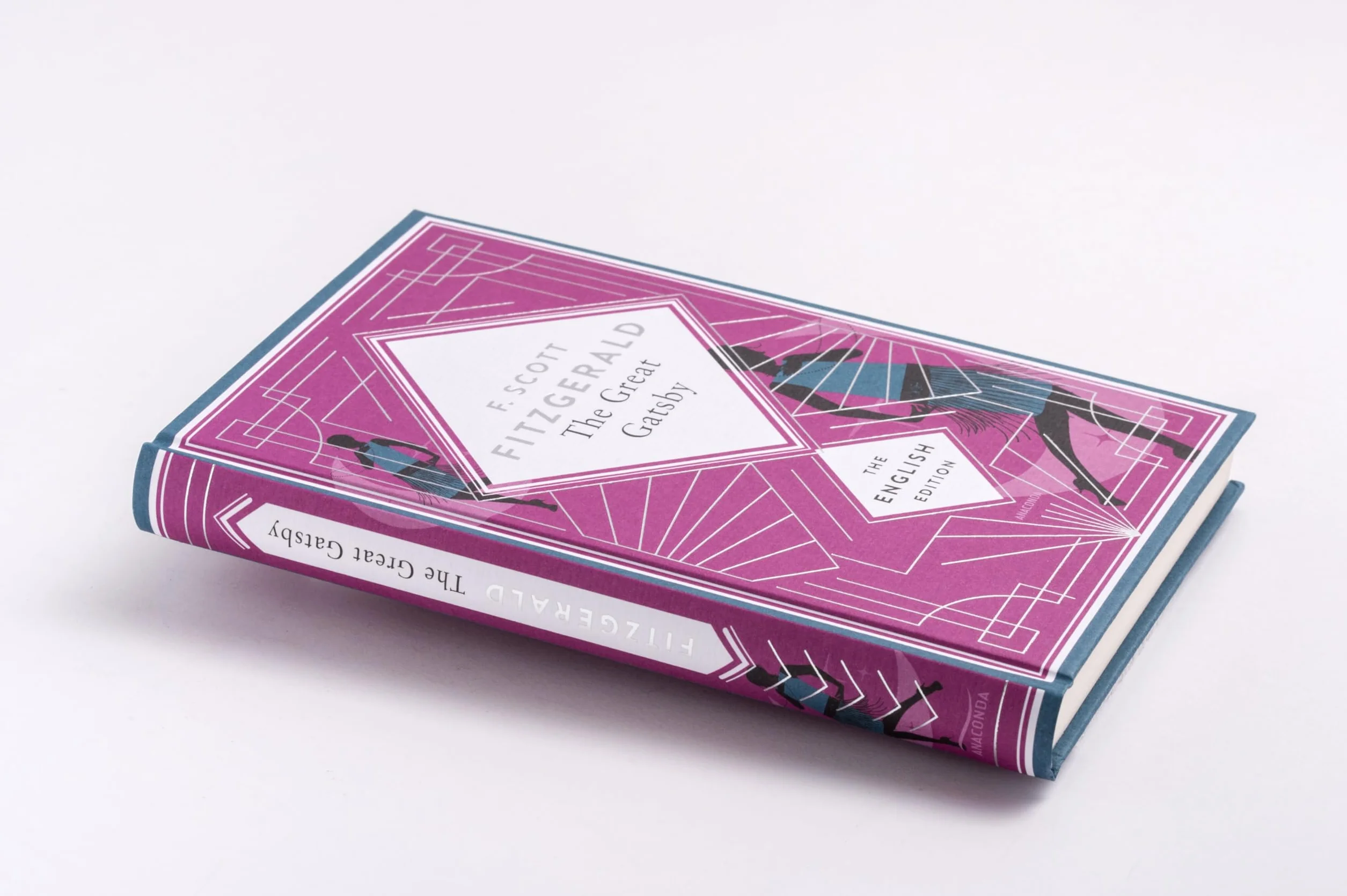 Fitzgerald - The Great Gatsby. English Edition.: A special edition hardcover embossed with silver foil: 1
