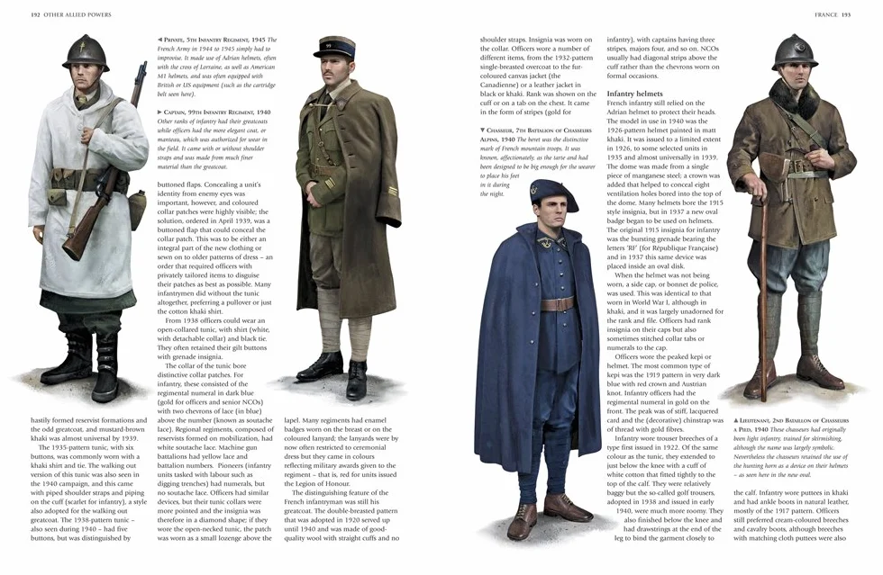 An Illustrated Encyclopedia of Uniforms of World War II: An Expert Guide to the Uniforms of Britain, America, Germany, USSR and Japan, Together with Other Axis and Allied Forces