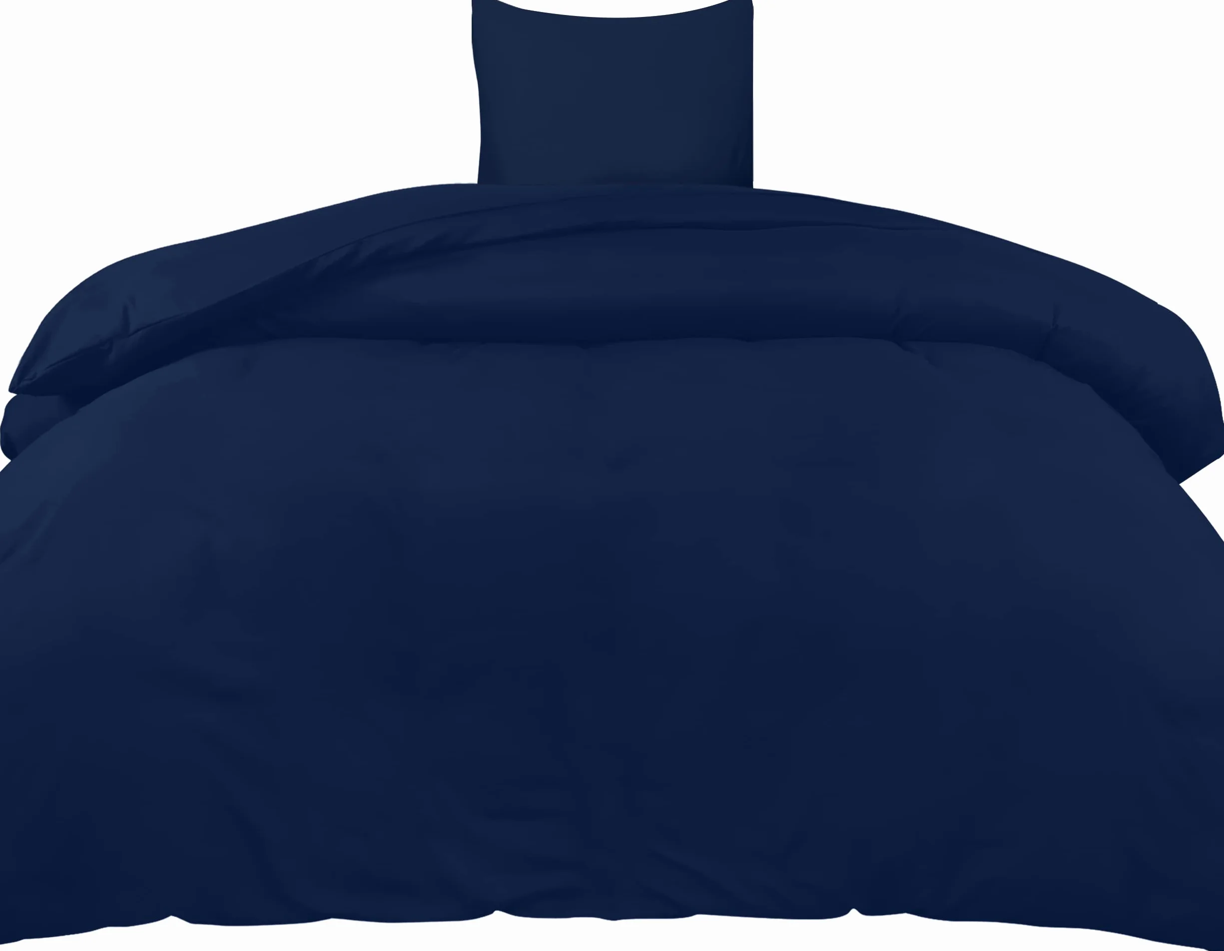 Utopia Bedding Zestaw Poszewek Na Kołdrę - Mikrofibra Poliestrowa Poszwa Na Kołdrę 135x200 cm + 1 Poszewka Na Poduszkę 80x80 cm - Granatowy