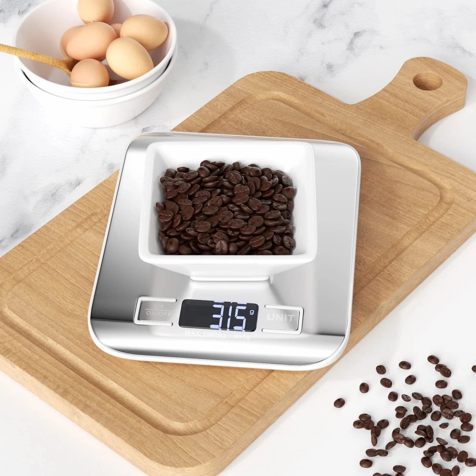 Fousenuk Waga kuchenna elektroniczna 10 kg 1 g