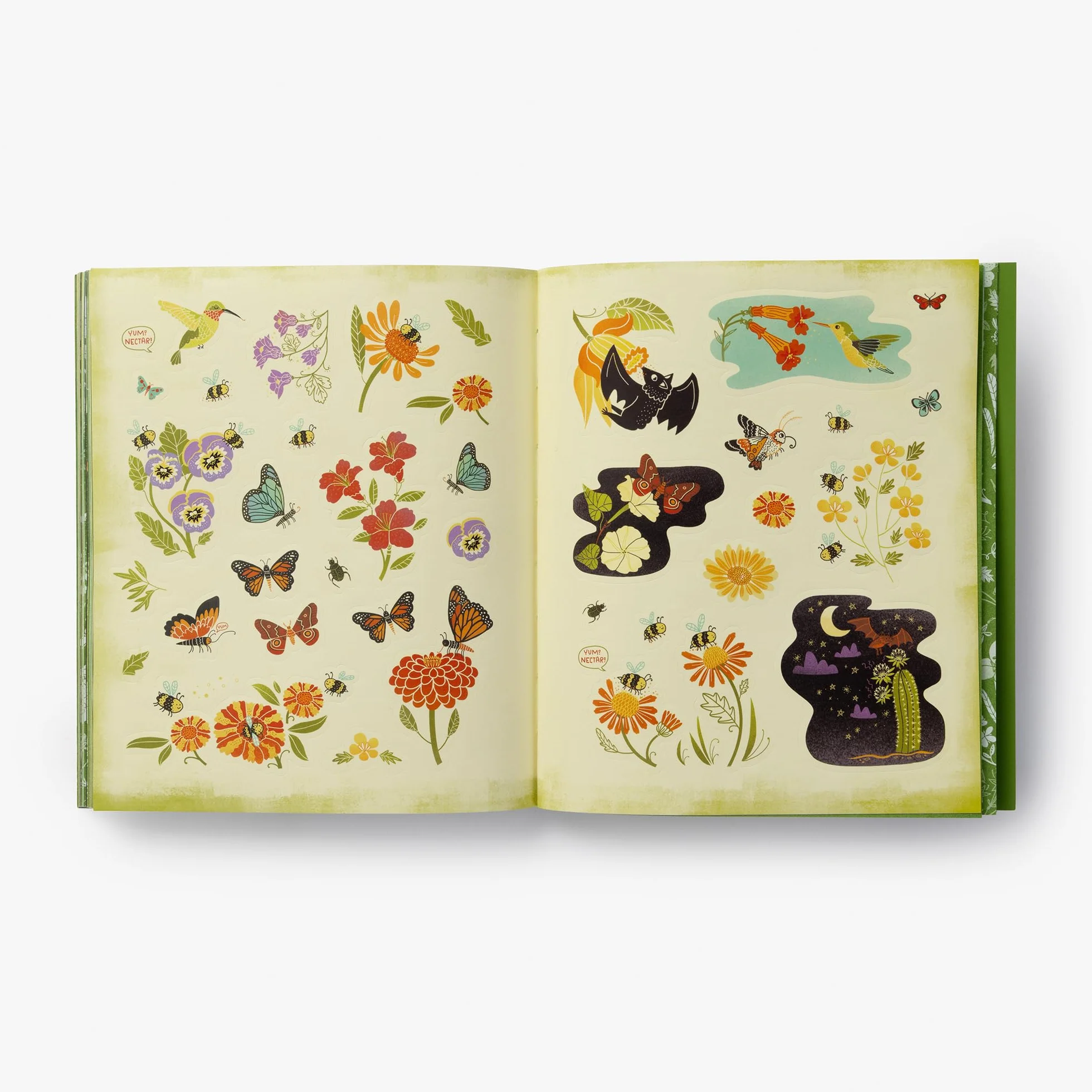 What's Inside a Garden? Stickerology: 500+ Stickers of Blooms, Butterflies, Birds, and More; Stickers for Gardeners, Nature-Lovers, and More; Stickers for Journals, Water Bottles, and Laptops