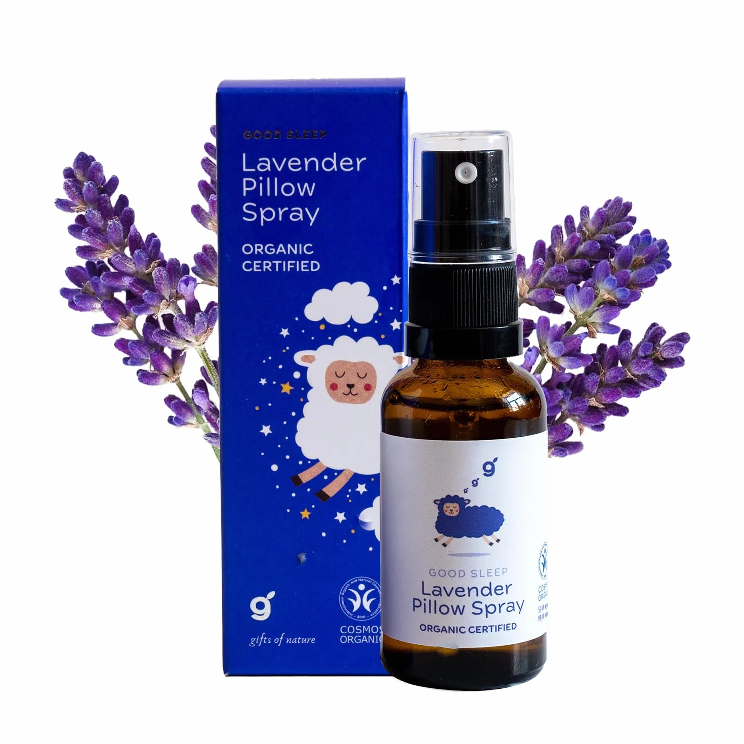 Schlafwohl spray lawendowy do poduszek 30 ml – spray do spania zapewnia spokojny sen, spray powietrzny do relaksu i odpoczynku, z prawdziwym ekologicznym olejkiem lawendowym, bezalkoholowym sprayem do