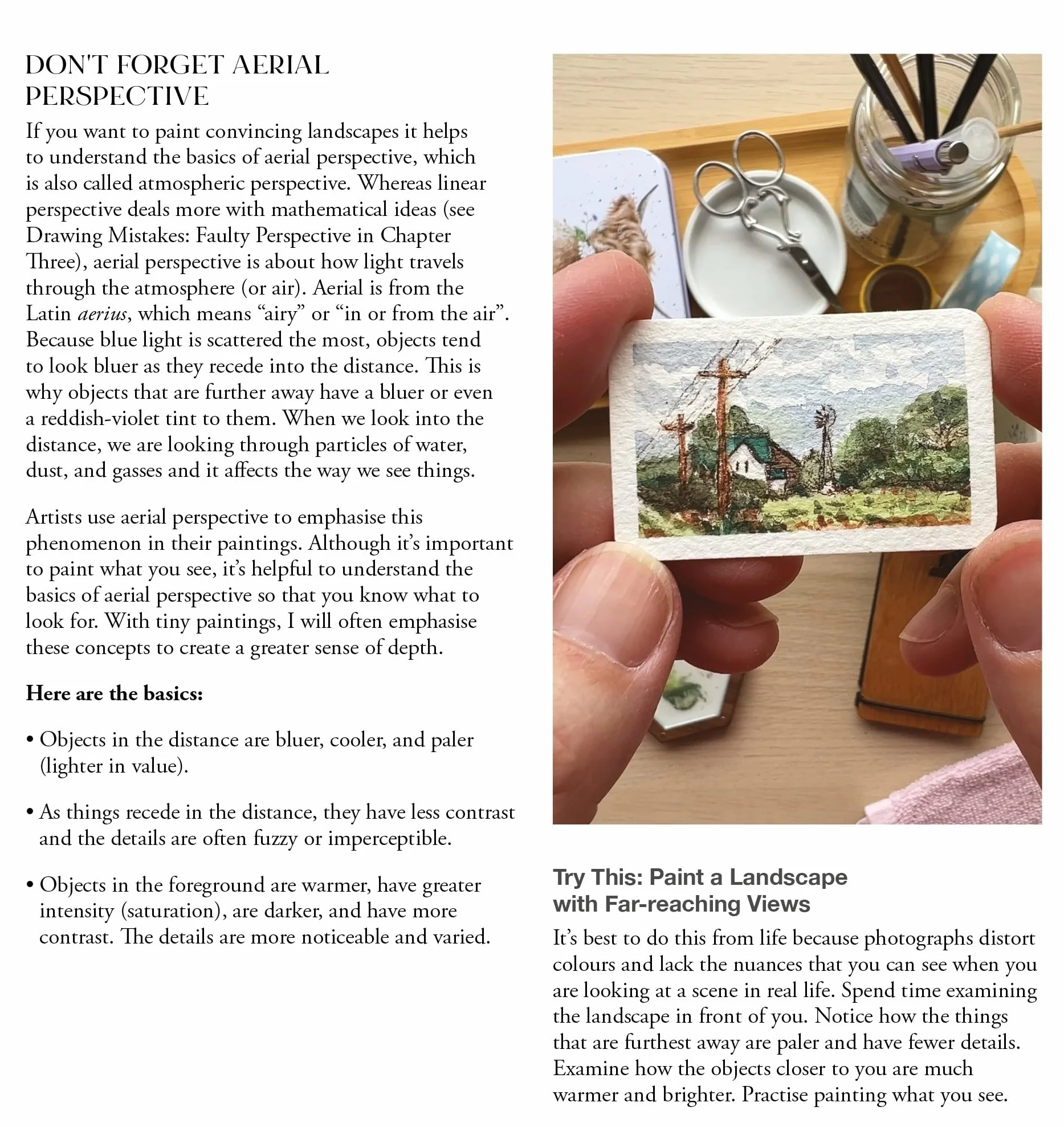 The Big Book of Tiny Painting: An Artist's Guide to Painting Outside in Ink and Watercolor