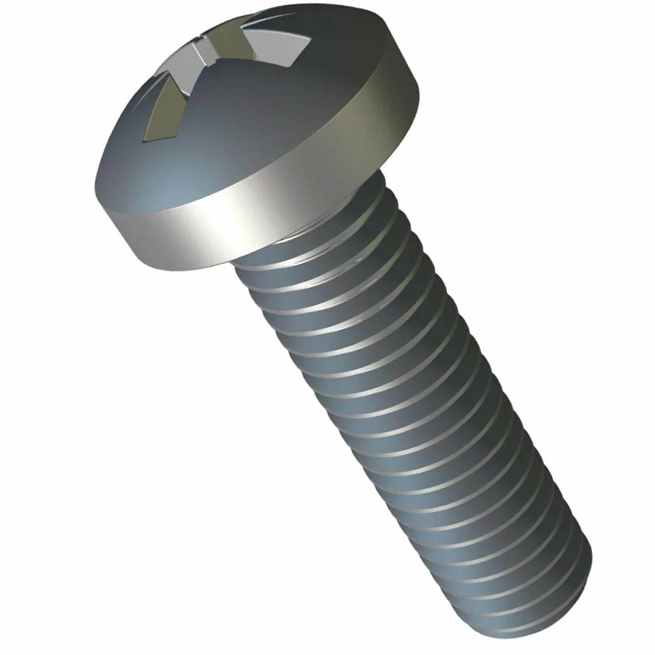 M6 x 16mm Phillips Pan Head Machine Screws Pack of 25pcs Cross Pan Head Machine Zinc Plated ISO 7045 DIN 7985 Bolts for Machinery Equipment and Home Furniture M6x16mm
