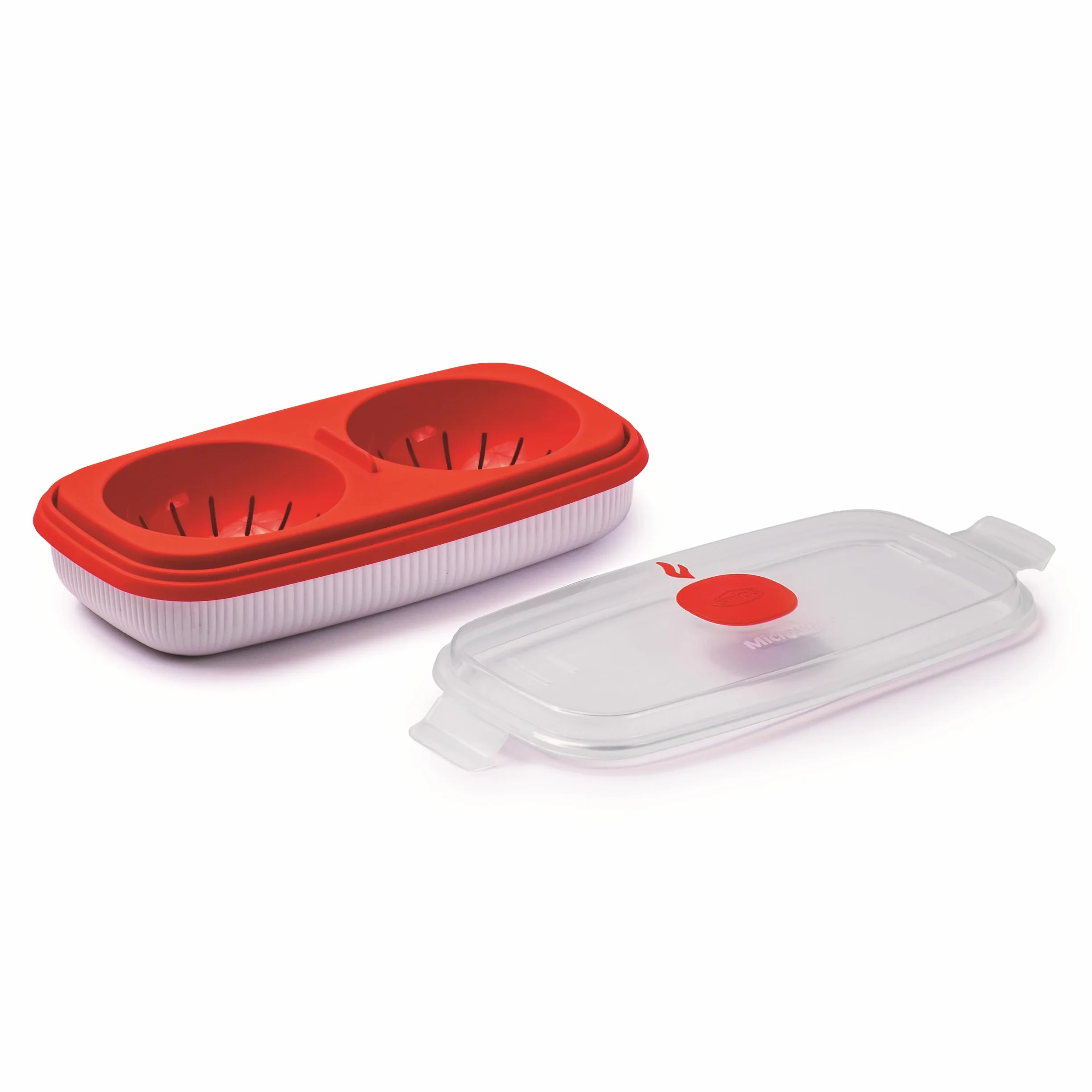 Snips | Jajka, omlet i omlet do kuchenki mikrofalowej | 0,75 l | kolor biały | Linia Tempozero | 24 x 12,5 x 6 cm | BPA Free | Made in Italy