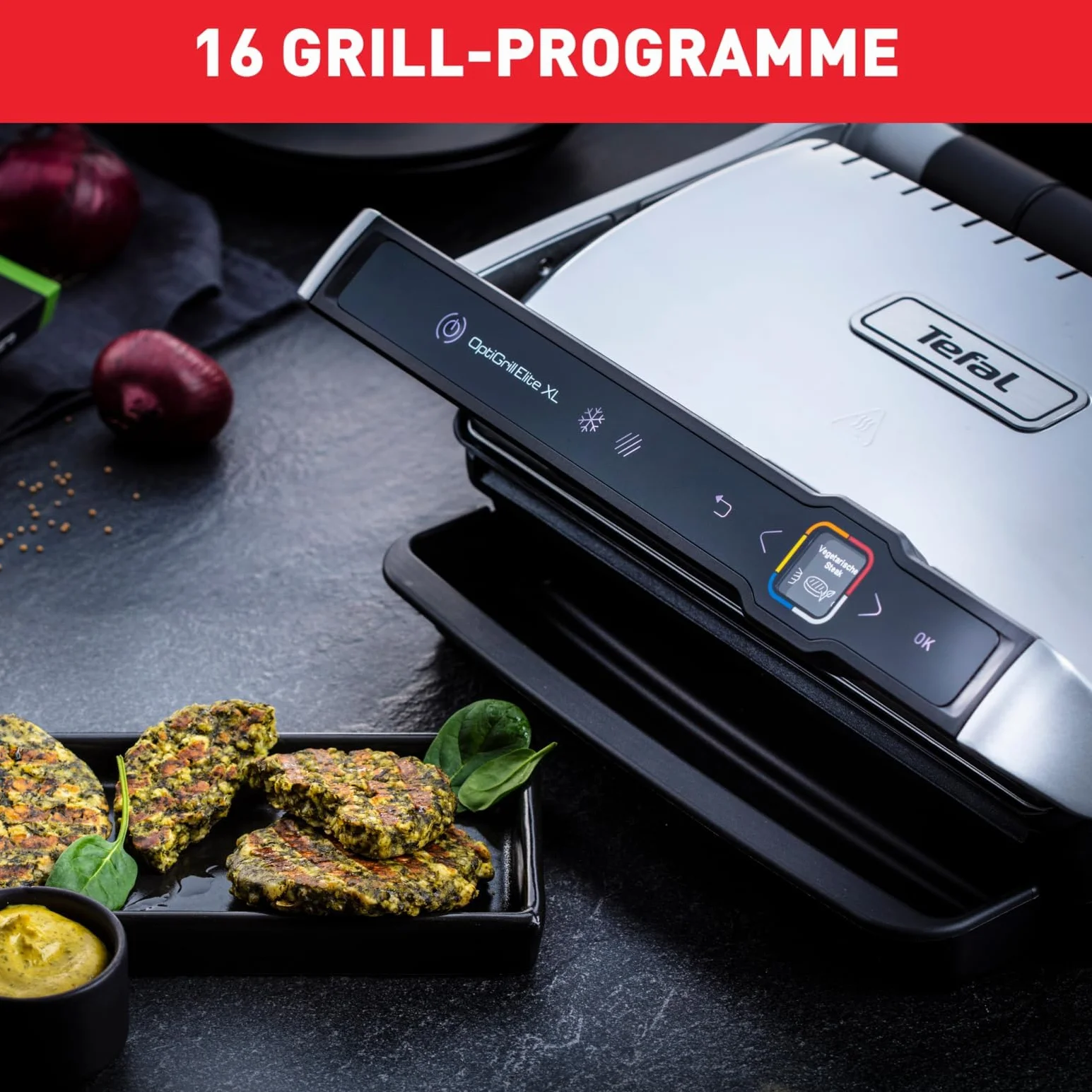 Tefal Gc760D Grill, Szary/Czarny, ‎44,4 x 34,3 x 18 cm; 7,2 kg
