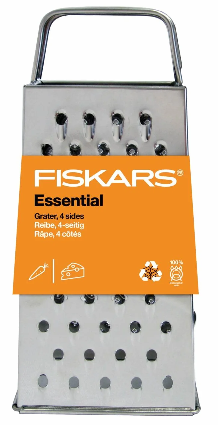 Fiskars tarka 4-stronna stal nierdzewna 23 cm Essential Silver