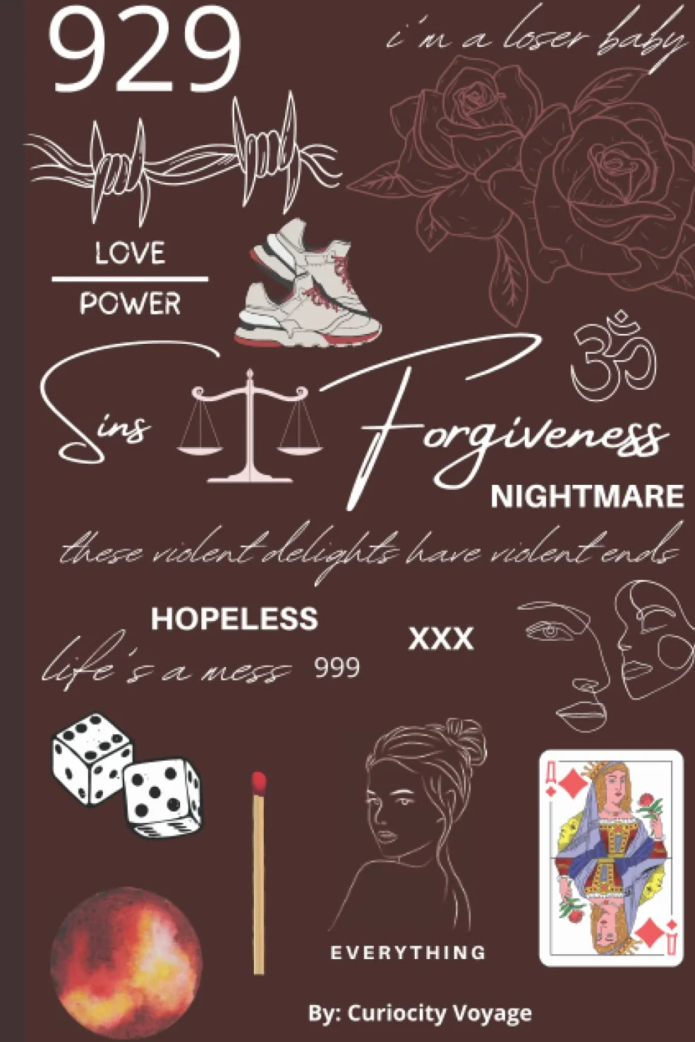 Halsey Inspired Notebook: Room 93; Badlands; Hopeless Fountain Kingdom; Manic; If I Cant Have Love I Want Power