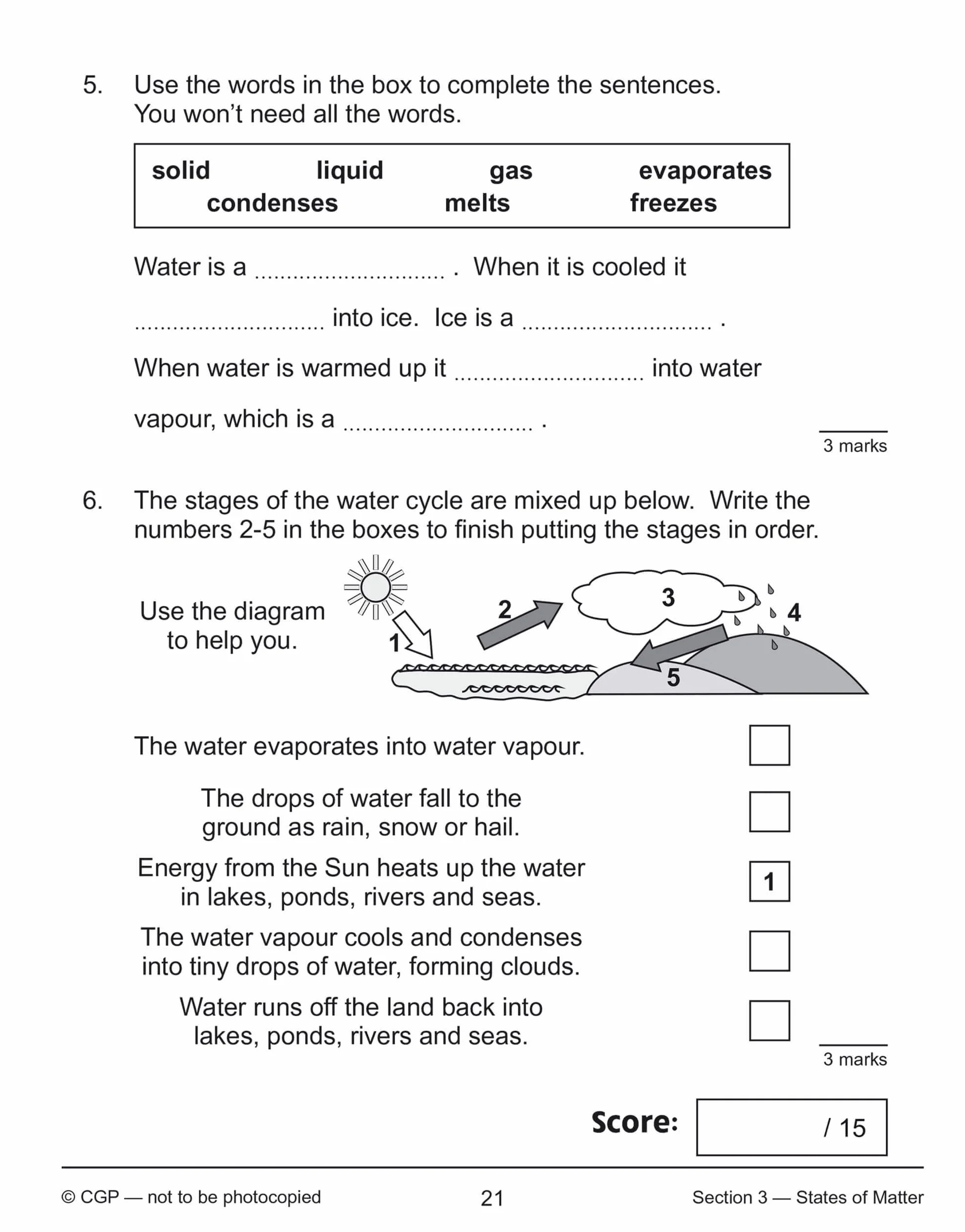 KS2 Year 4 Science 10-Minute Tests