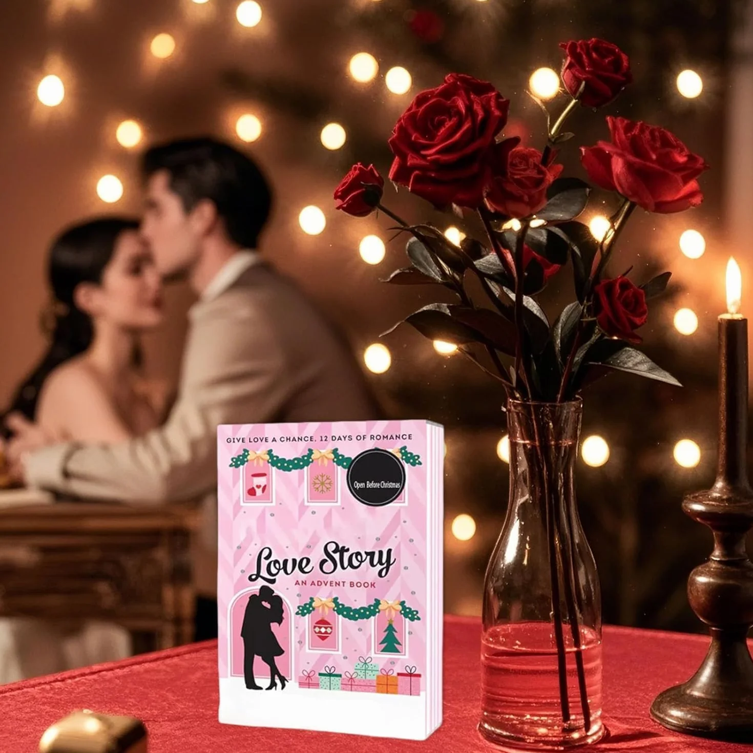 Christmas Eve Love Story: 12-dniowa romantyczna książka adwentowa, kalendarz świąteczny 2025 z wzruszającymi codziennymi historiami, romantyczny i ciepły pamiętnik miłosny