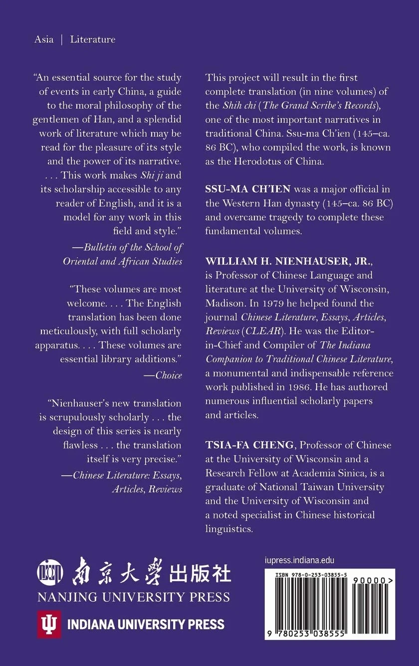 Grand Scribe's Records, Volume I: The Basic Annals of Pre-Han China: 1