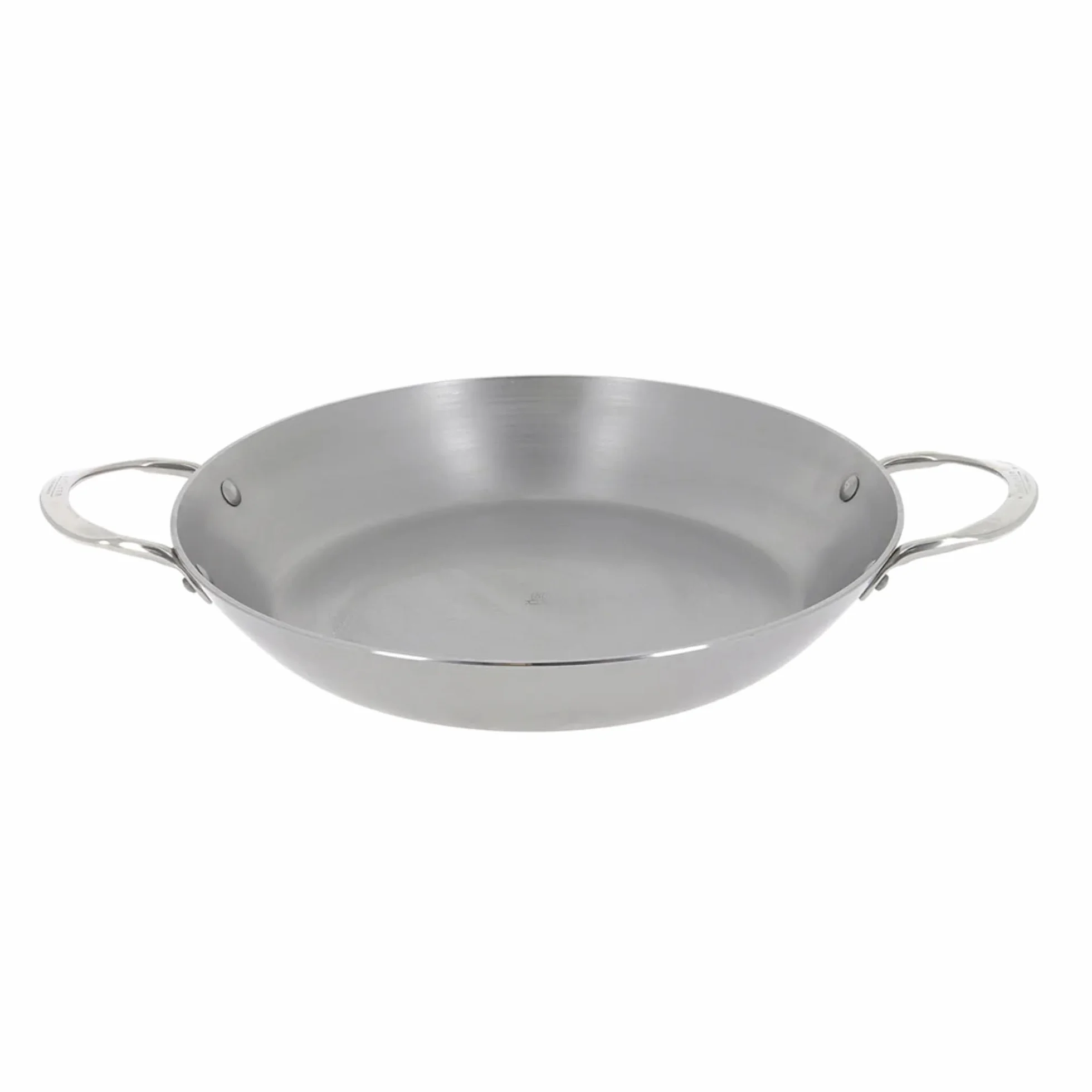 De Buyer Patelnia do paella 32 cm srebrna
