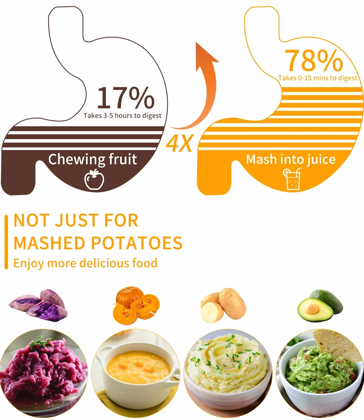 Stainless Steel Potato Press