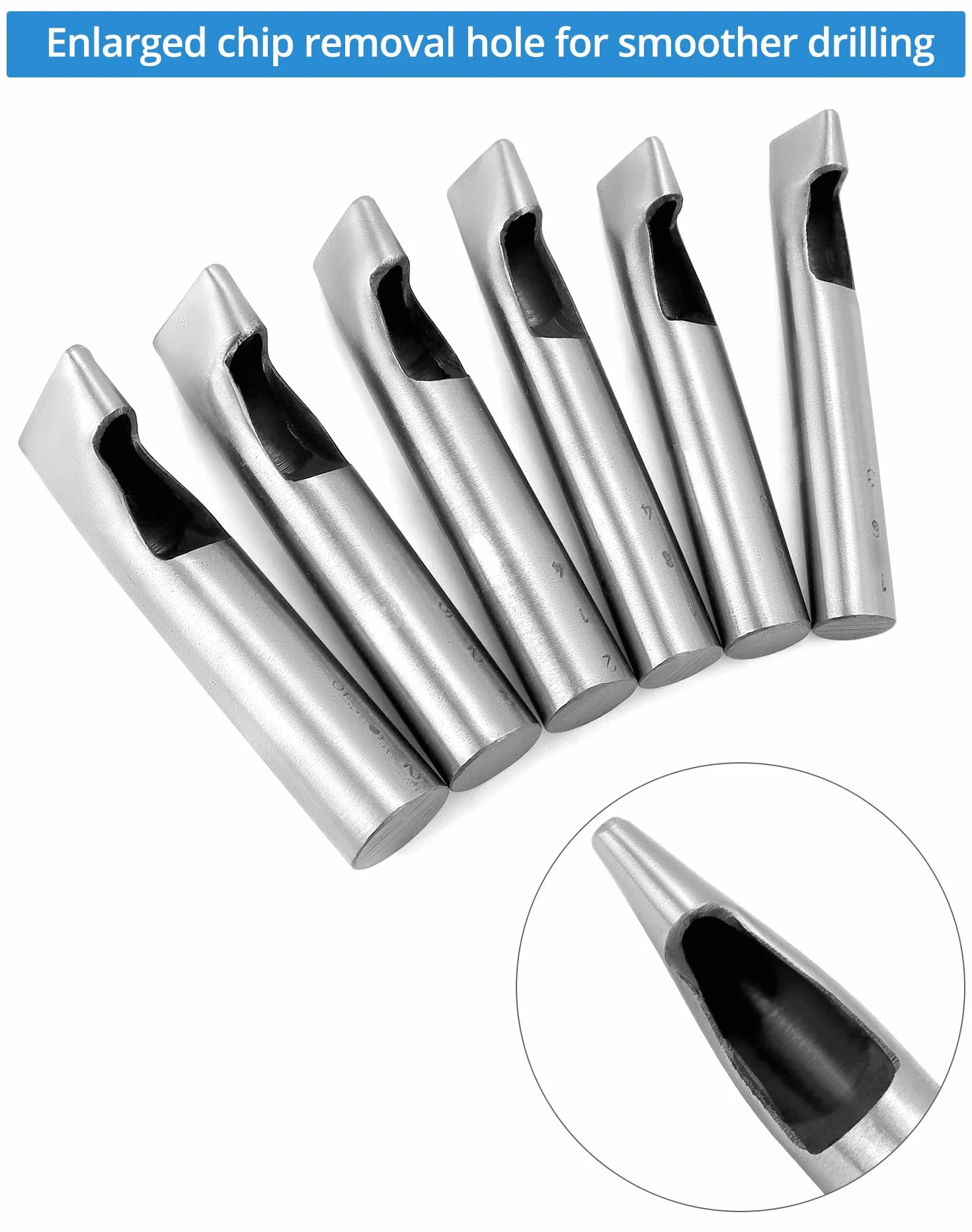 QWORK® Owalny dziurkacz do skóry, zestaw 12 sztuk, rękodzieła i projektów DIY