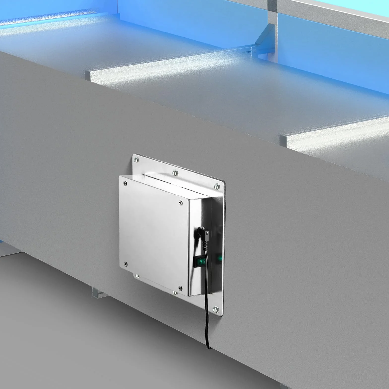 VEVOR Oczyszczacz powietrza do kanału HVAC do domu, 24 W, oczyszczacz powietrza, kanał klimatyzacyjny, 254 nm, z 2 żarówkami, filtr węglowy, wydajne oczyszczanie, do systemów klimatyzacji