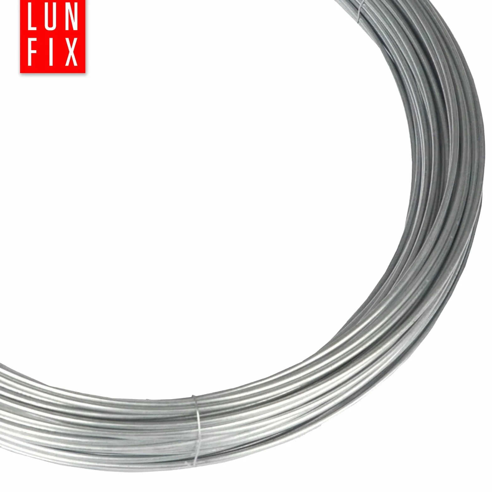 Stal ocynkowana Ø 2 mm, 1,3 kg (ok. 50 m), argent, napięcie filcu do ogrodzenia ogrodowego, grilla, napinania roślin, solidny system montażu