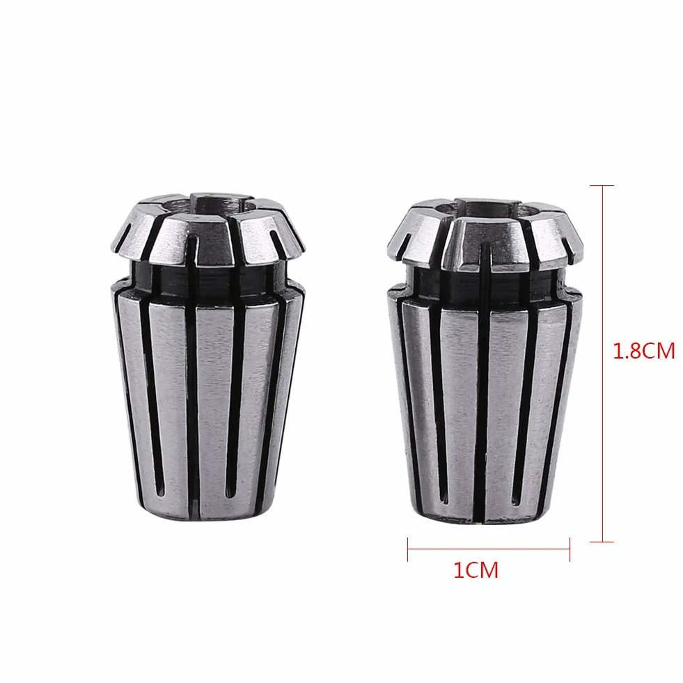 15 sztuk ER11 zestaw zacisków sprężynowych 1-7 mm 1/8" 1/4" do maszyn do grawerowania i frezowania