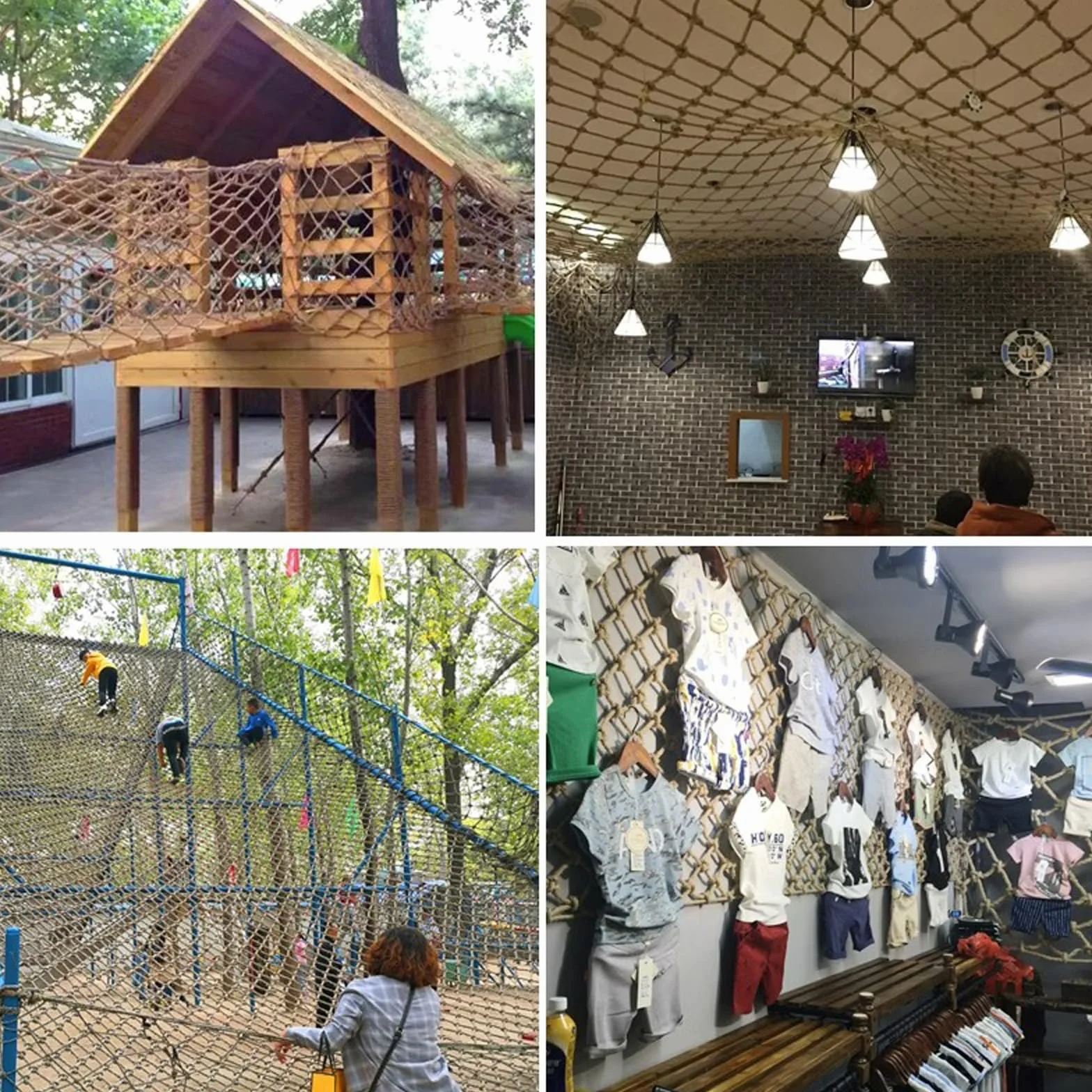 Siatka zabezpieczająca, siatka konopna, siatka konopna, schody dziecięce, balkon, siatka przeciwupadkowa, siatka wspinaczkowa, restauracja, bar, siatka dekoracyjna, siatka ogrodzeniowa
