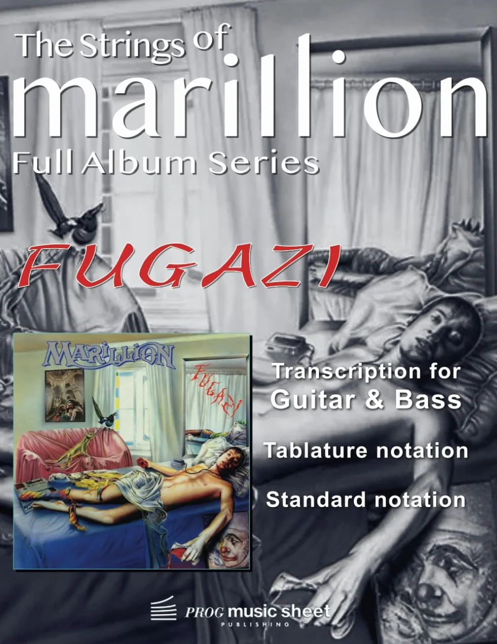 Marillion - FUGAZI - Sheet Music (Guitar, Bass): High quality transcription music sheet with Tablature