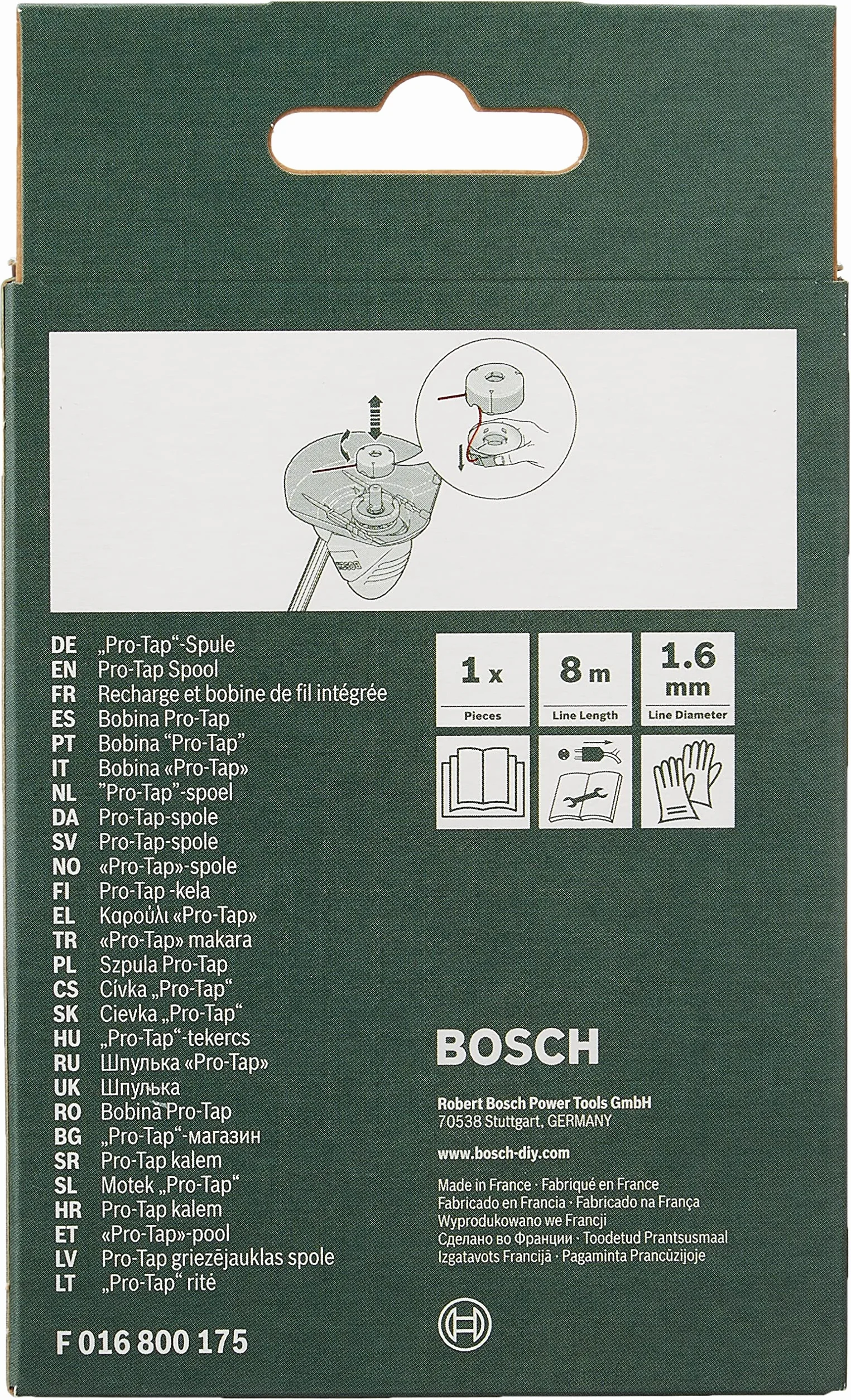 Bosch F016800175 magazynek na żyłkę Combitrimm / Easytrimm