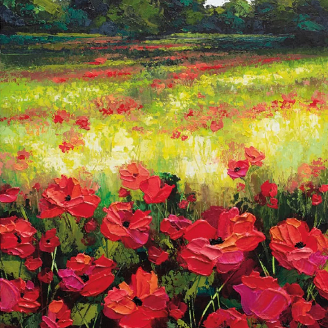 Textured Art: Palette Knife and Impasto Painting Techniques in Acrylic