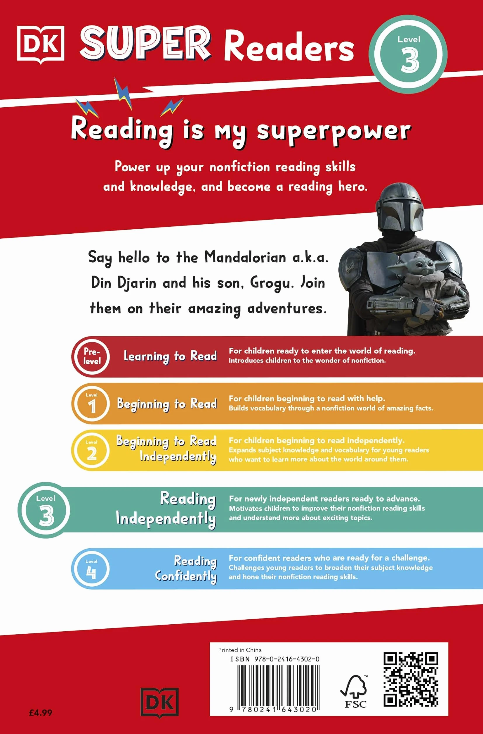 DK Super Readers Level 3 Star Wars The Mandalorian The Adventures of Din Djarin