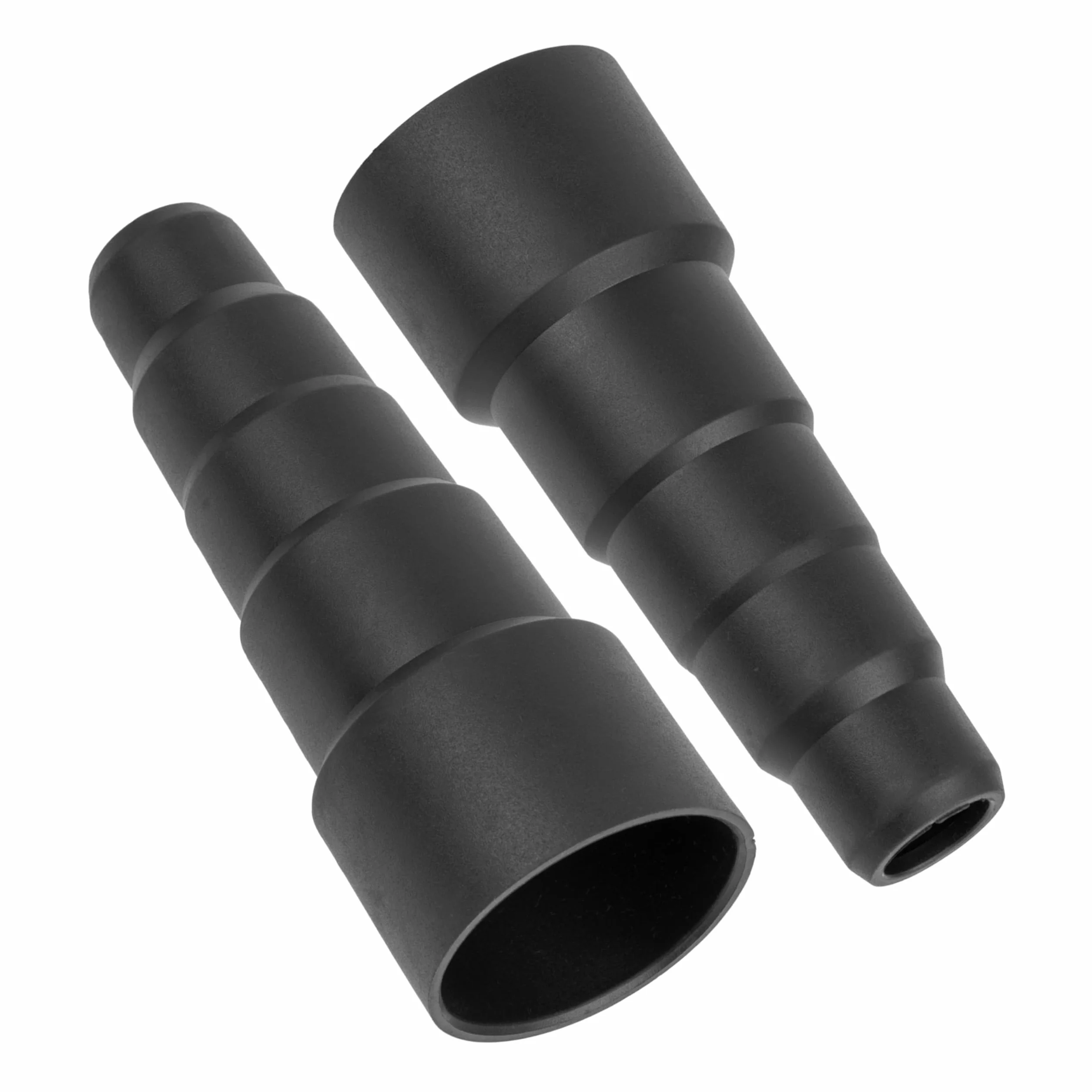 Uniwersalny adapter do odkurzaczy, 2 sztuki, kolor czarny, kompatybilny z Bosch, Makita, Kärcher i innymi, 5-stopniowy z średnicą zewnętrzną 50-27 mm, średnicą wewnętrzną 44-21 mm, reduktor adaptera