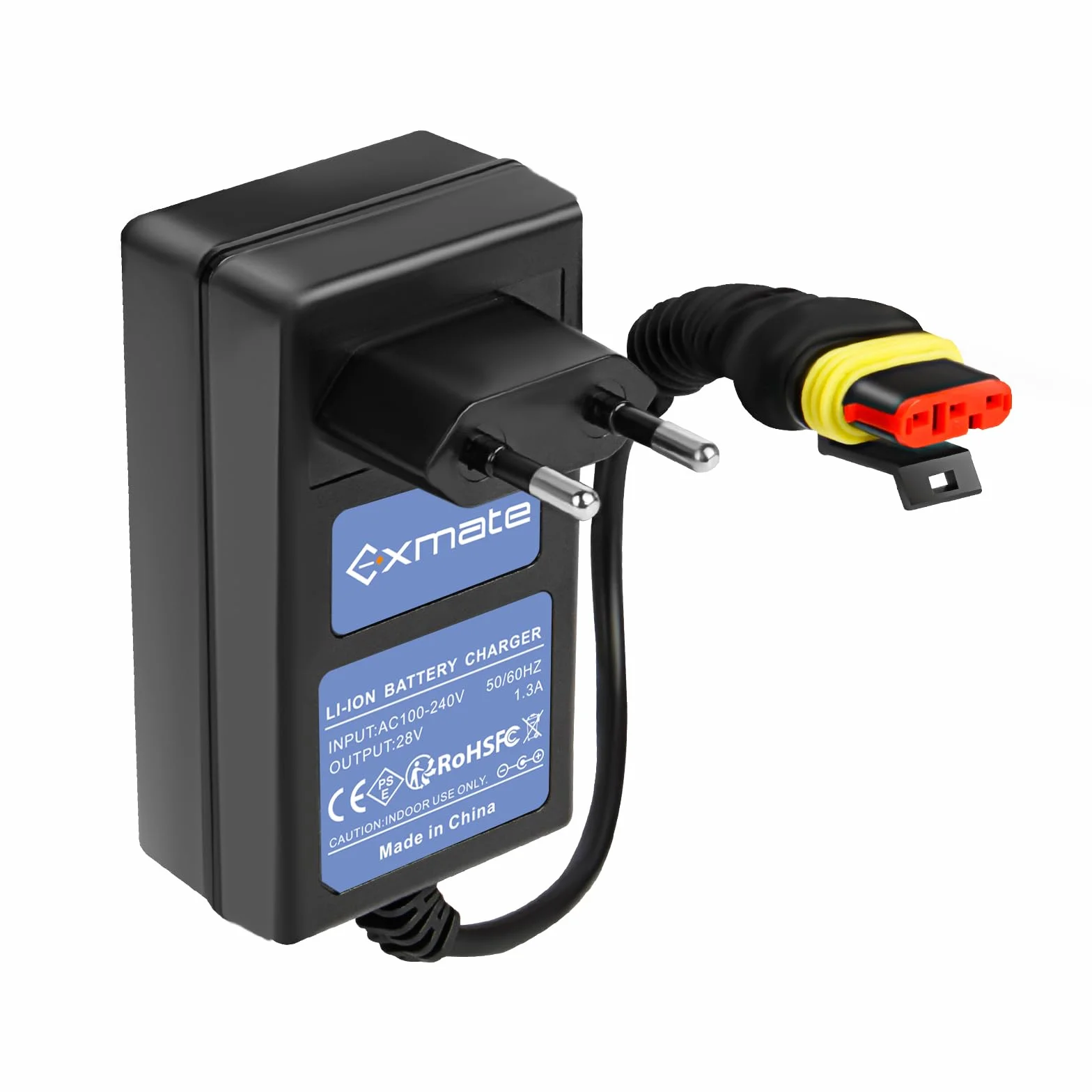 Exmate Adapter 28 V 1,3 A zasilacz sieciowy kompatybilny z Husqvarna Automower 105 305 310 315X 405X 415X, ładowarka do kosiarki Gardena 2016+/Sileno 2018+