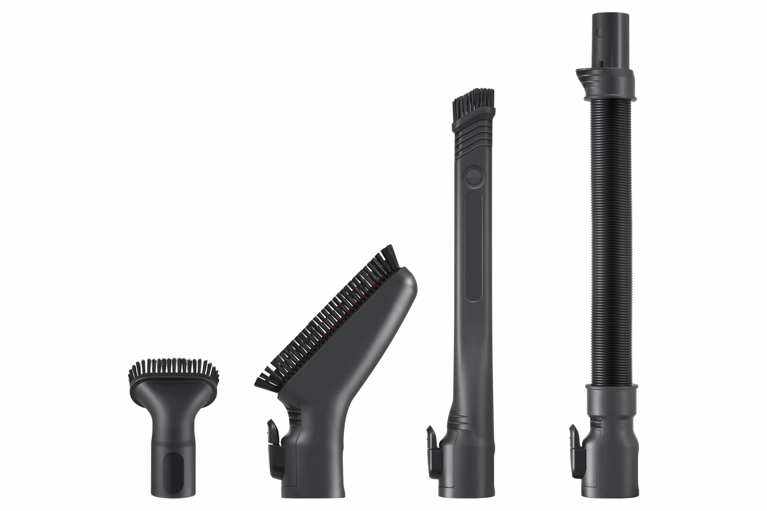 Samsung VCA-SAK95K/GL zestaw akcesoriów do odkurzacza akumulatorowego, szczotka do kurzu, bardzo miękka, szczotka do kurzu, bardzo twarda, teleskopowy wąż przedłużający, elastyczna teleskopowa ssawka