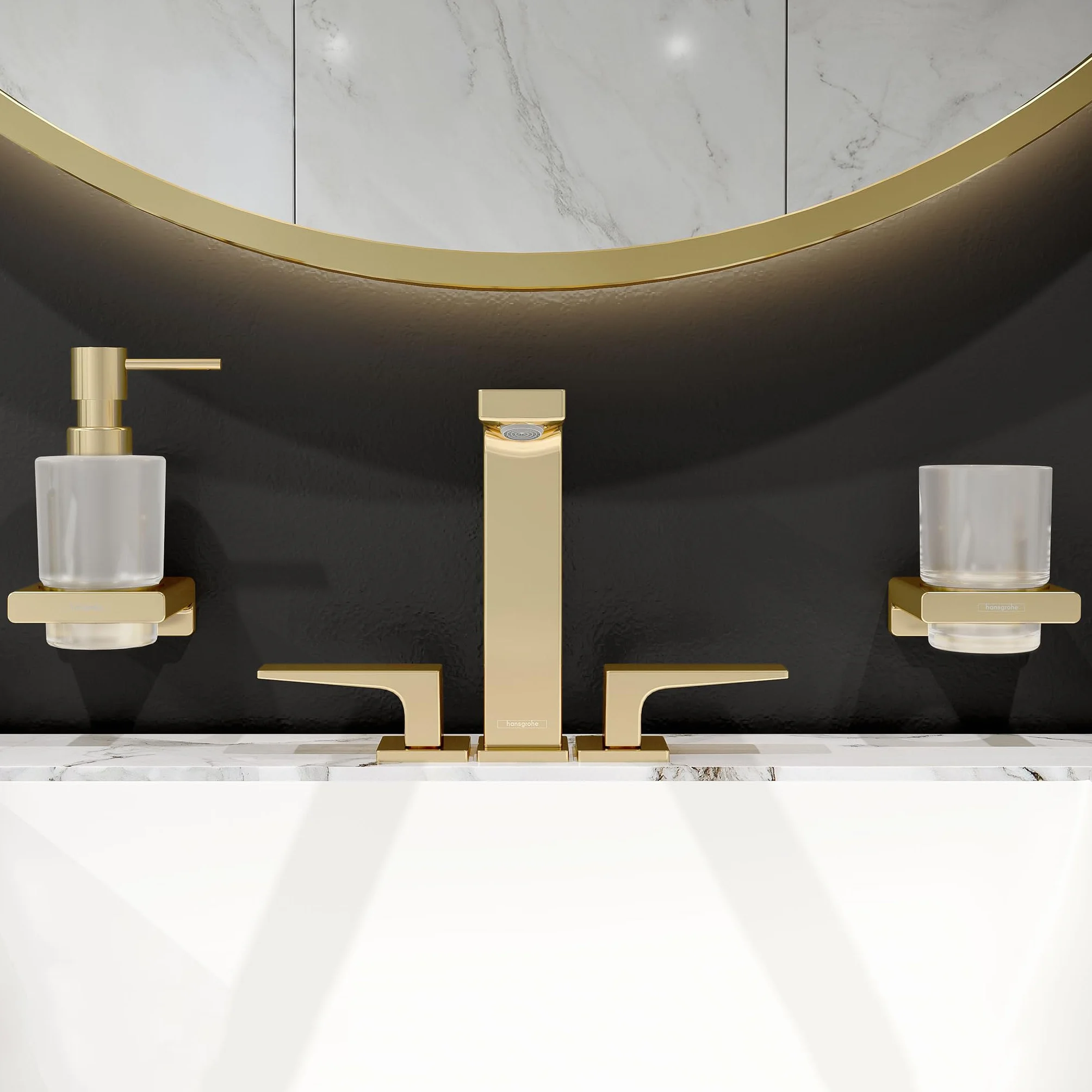 hansgrohe AddStoris Uchwyt na rolkę zapasową złoty optyczny polerowany, 41756990