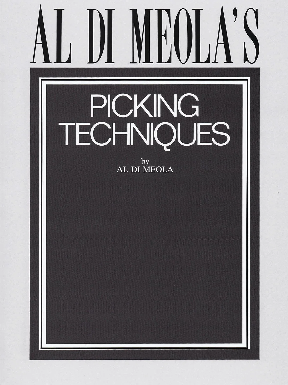 Al di meola's picking techniques guitare