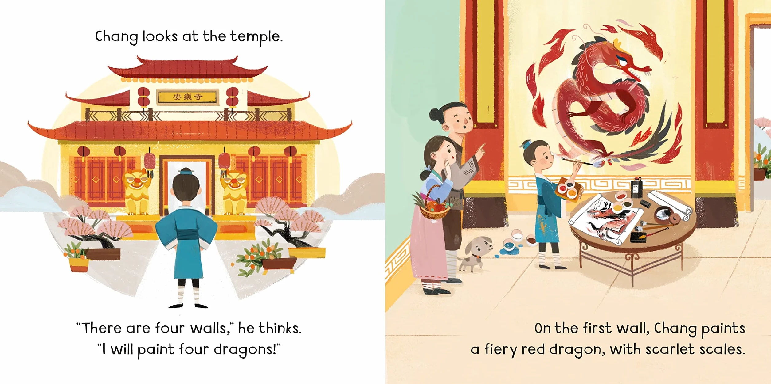 THE DRAGON PAINTER LITTLE BOARD BOOK (Little Board Books)