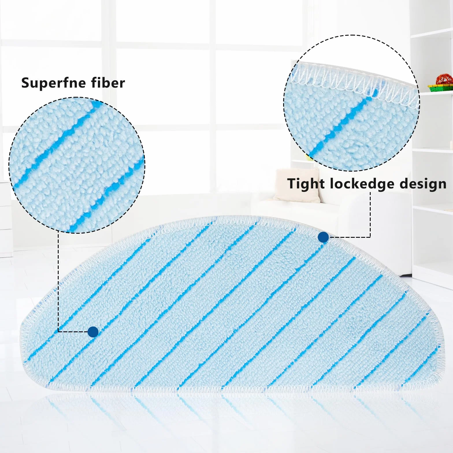 10 sztuk zmywalnych ściereczek do Ecovacs Deebot T9 serii T9 AIVI/PRO/MAX T8 T8 Max/AIVI N8 / N8 Pro Części zamienne