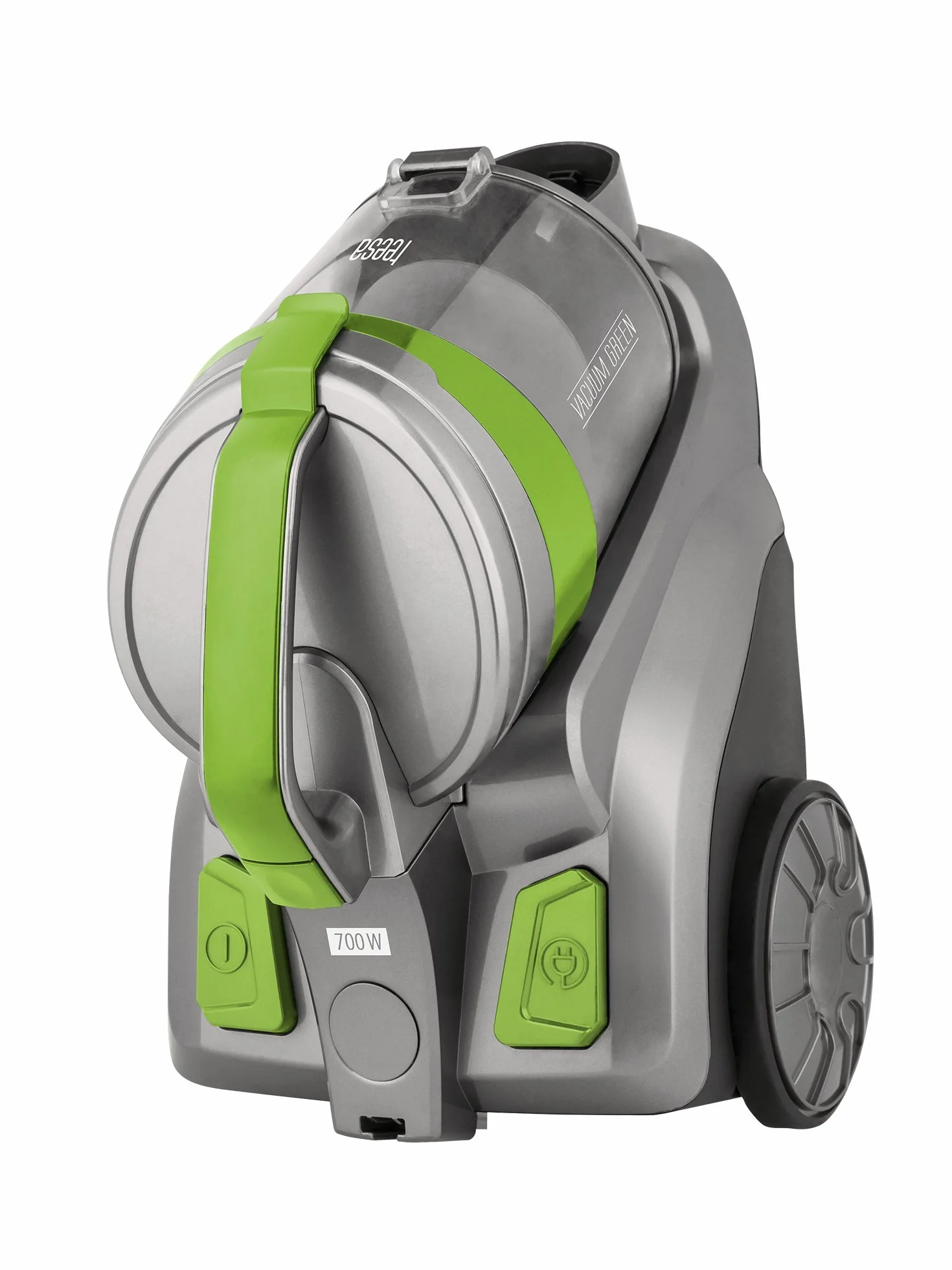 Teesa Odkurzacz Bezworkowy VACUUM GREEN 700 W Automatyczne Zwijanie Kabla Filtr HEPA TSA5015