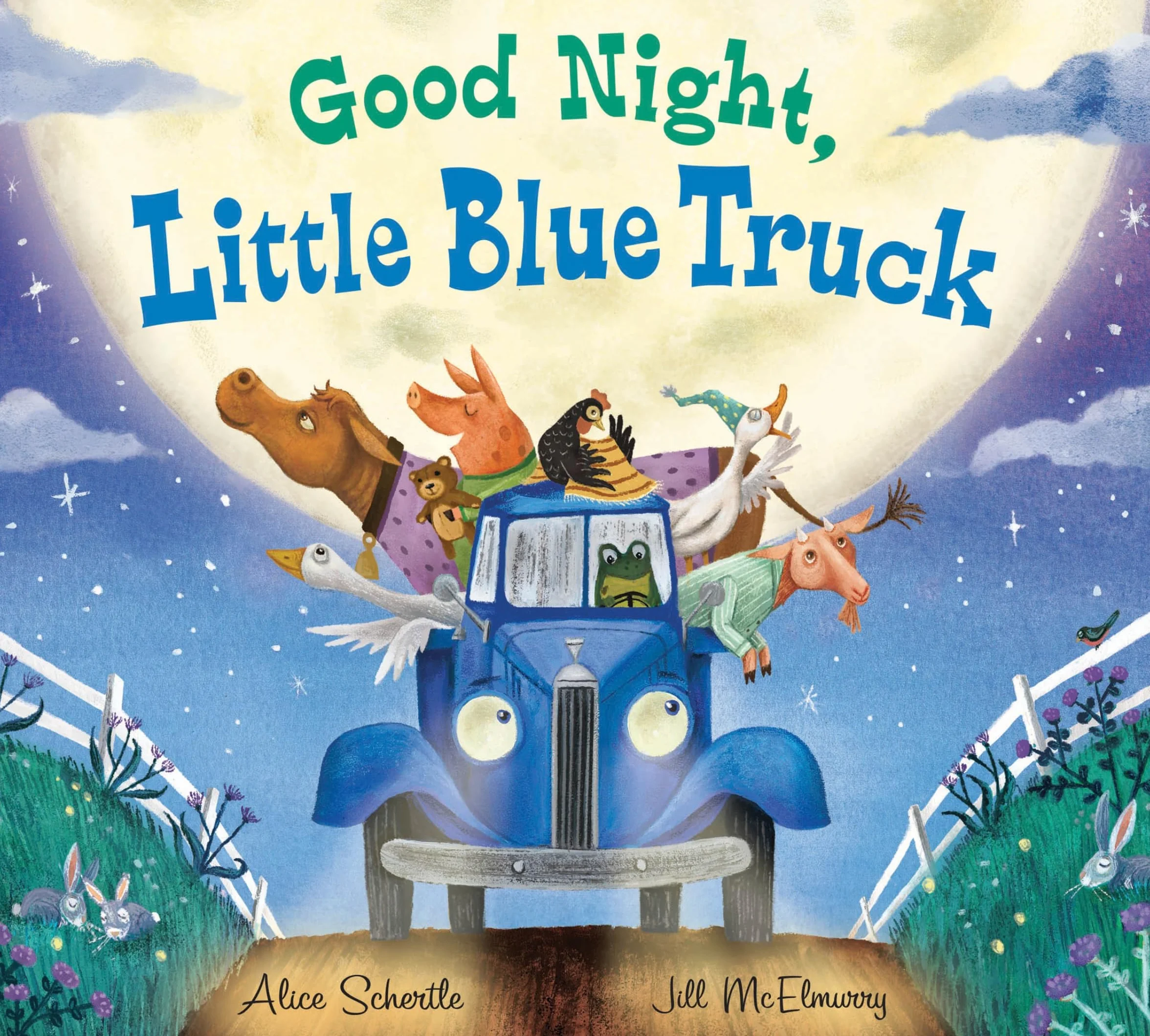 Good Night, Little Blue Truck Board Book: 38