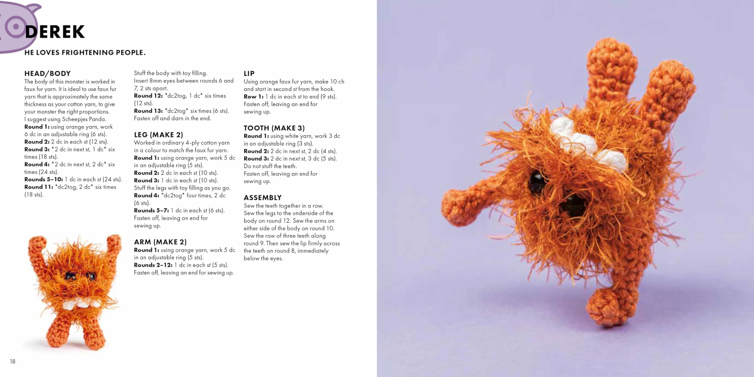 Mini Amigurumi Monsters: 26 Tiny Characters to Crochet