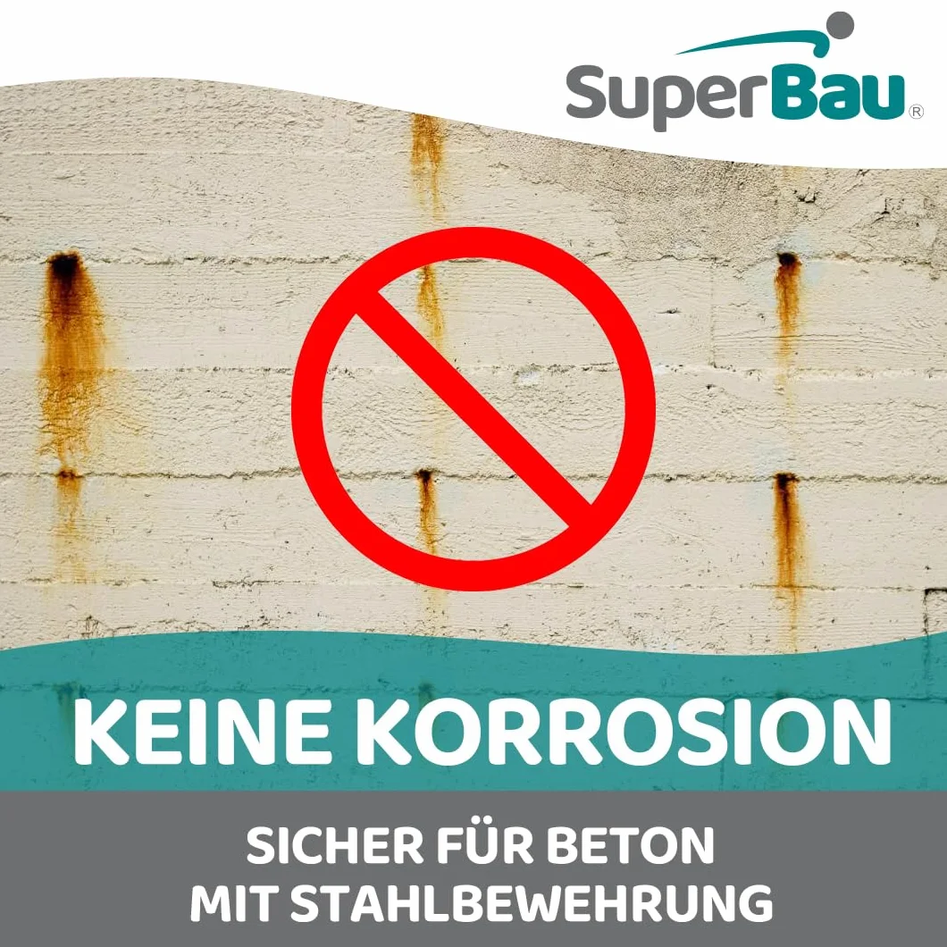 Plastyfikator do betonu 5 l (około 1000kg cememtu) płynny dodatek do betonu, jastrychu, zaprawy i kleju cementowego, nie zawiera chloru – chroni przed korozją metalu